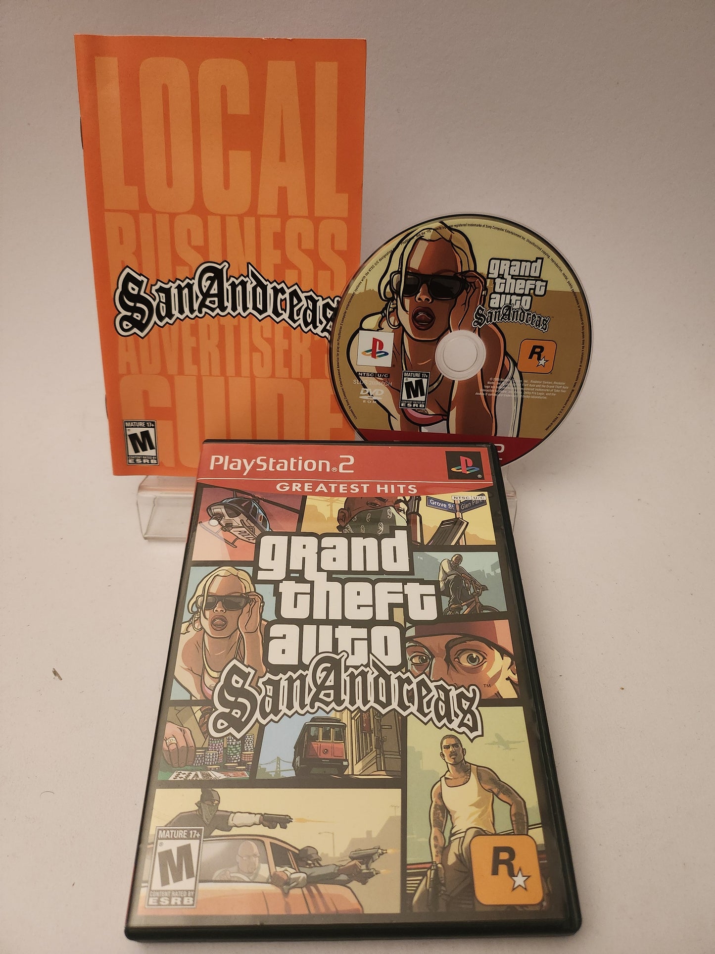 Grand Theft Auto San Andreas NTSC PlayStation 2 - Playstation 2 Games