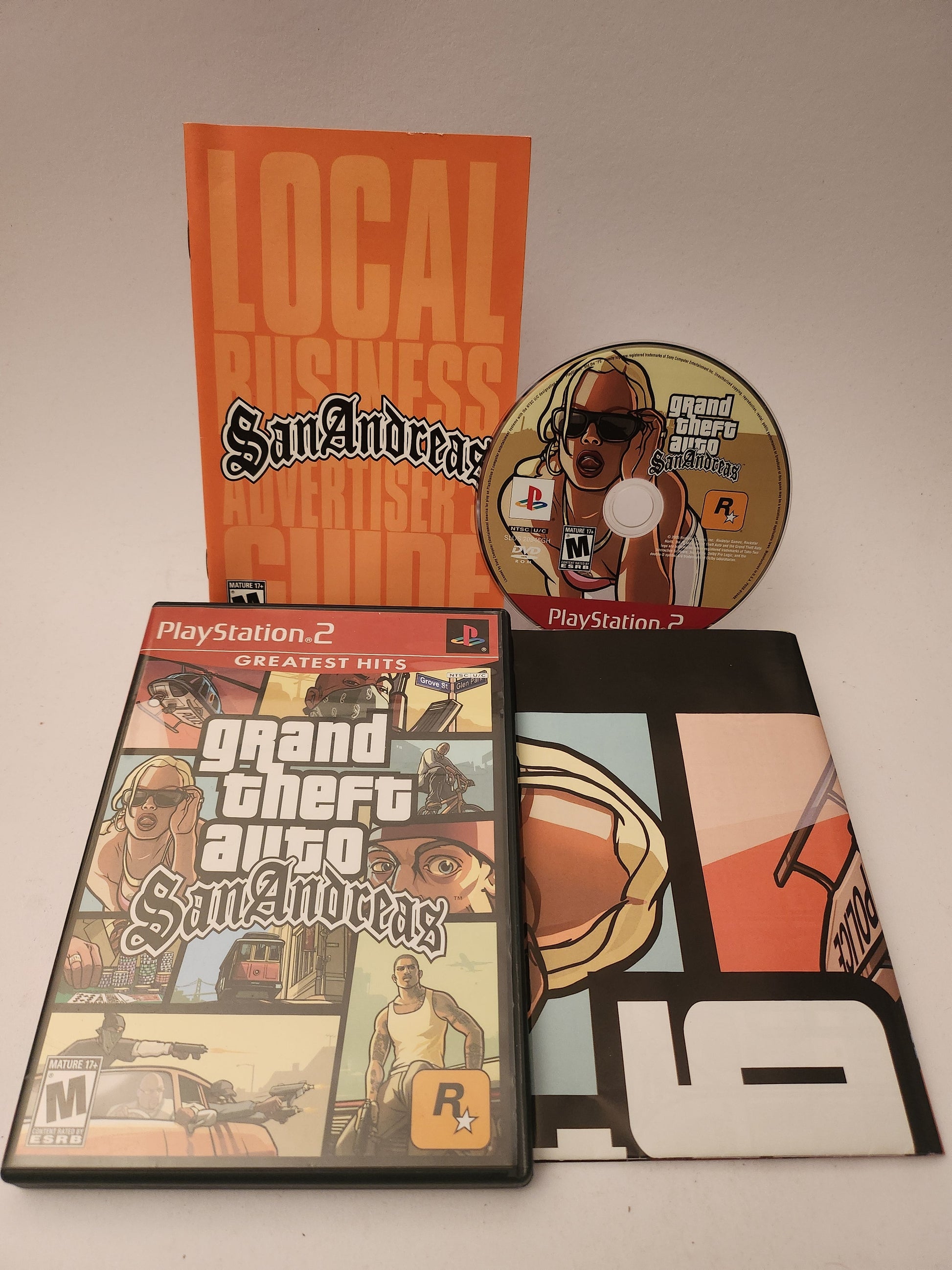 Grand Theft Auto San Andreas NTSC PlayStation 2 - Playstation 2 Games