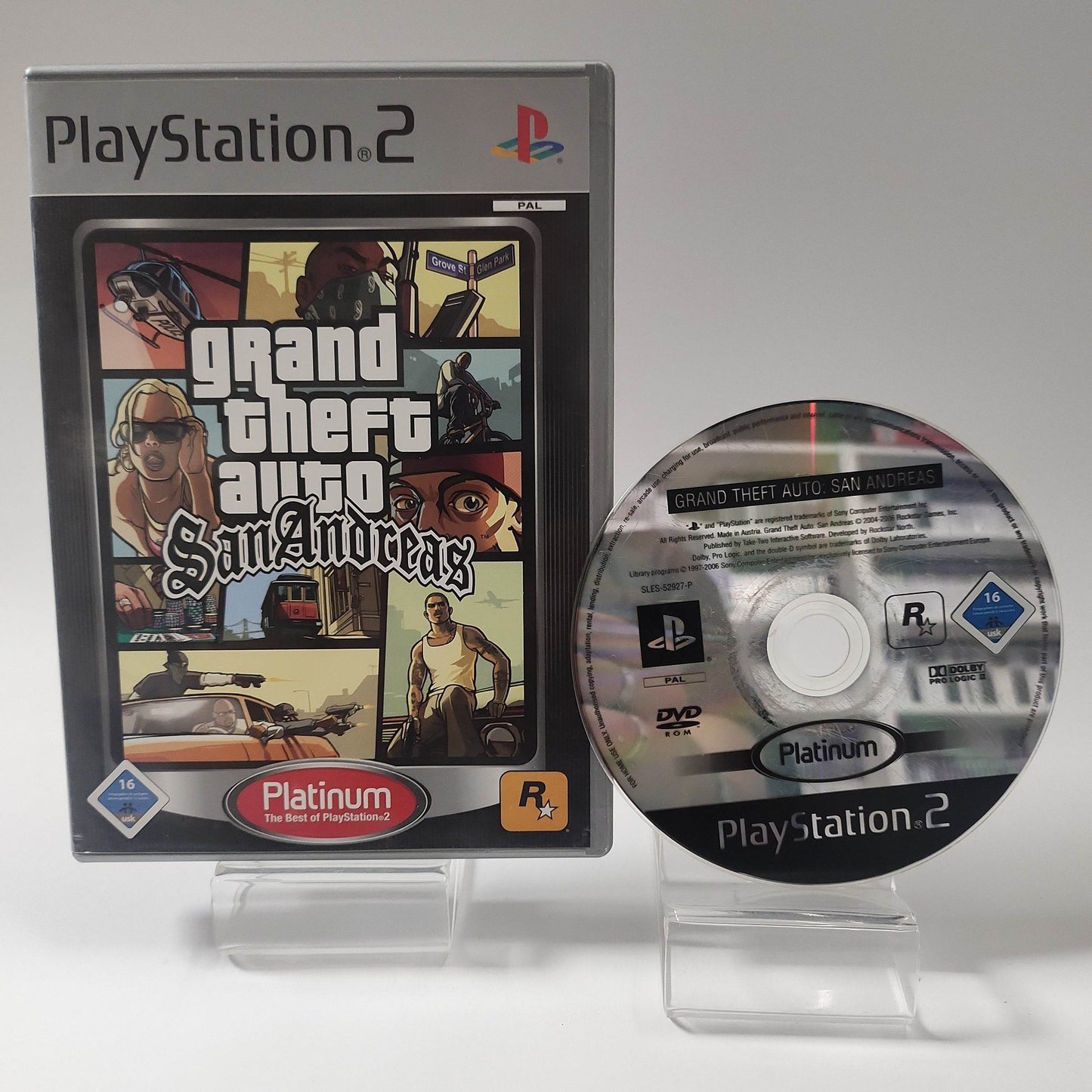 Grand Theft Auto San Andreas Platinum Playstation 2 - Feniks Gameshop