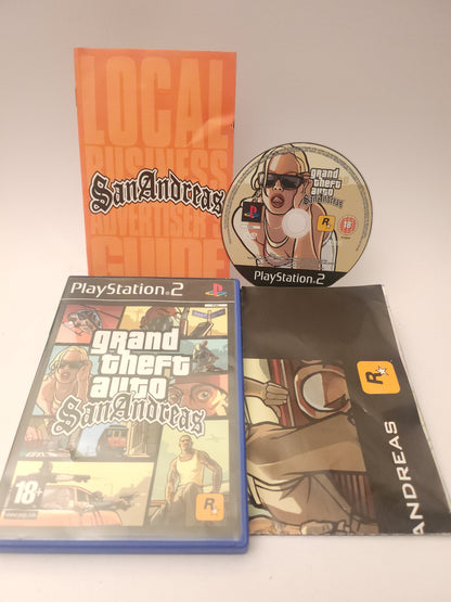 Grand Theft Auto San Andreas Playstation 2 - Playstation 2 Games