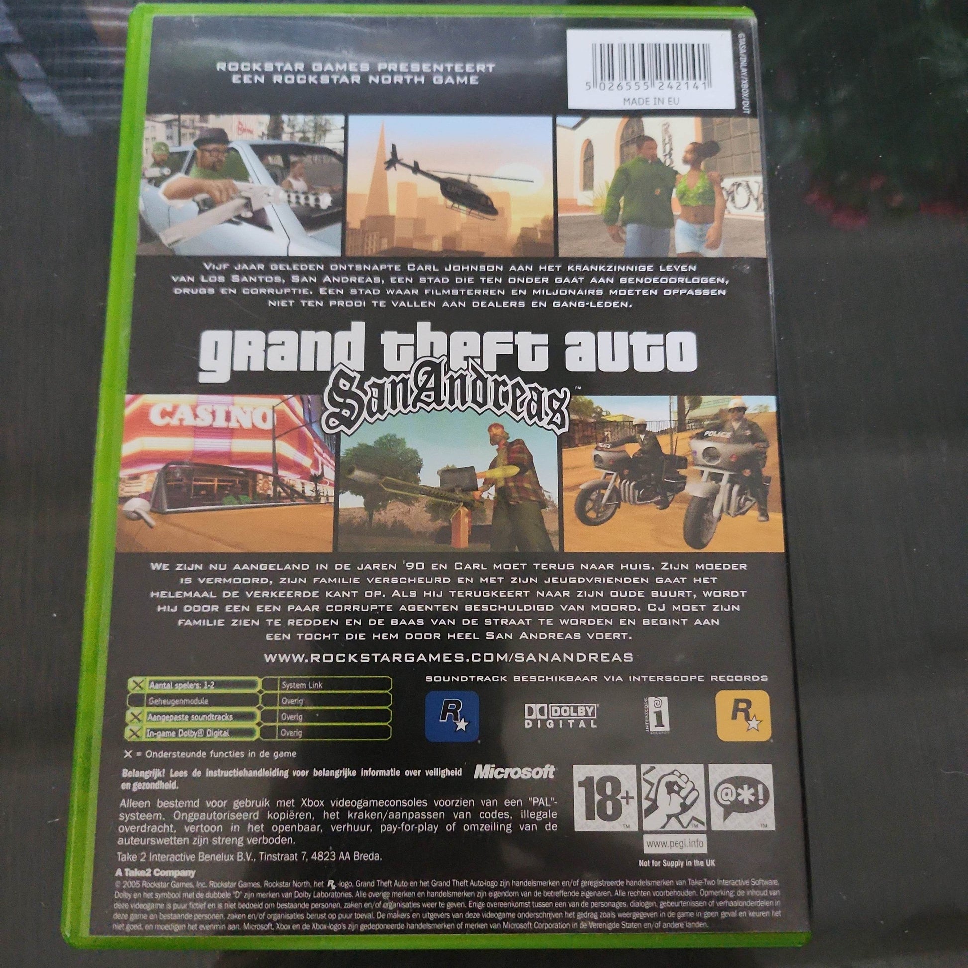 Grand Theft Auto San Andreas Xbox Original - Feniks Gameshop