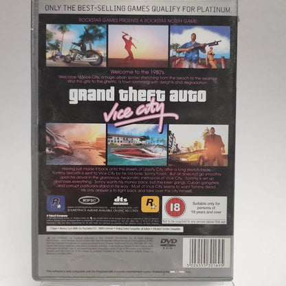 Grand Theft Auto Vice City Platinum Playstation 2 - Feniks Gameshop