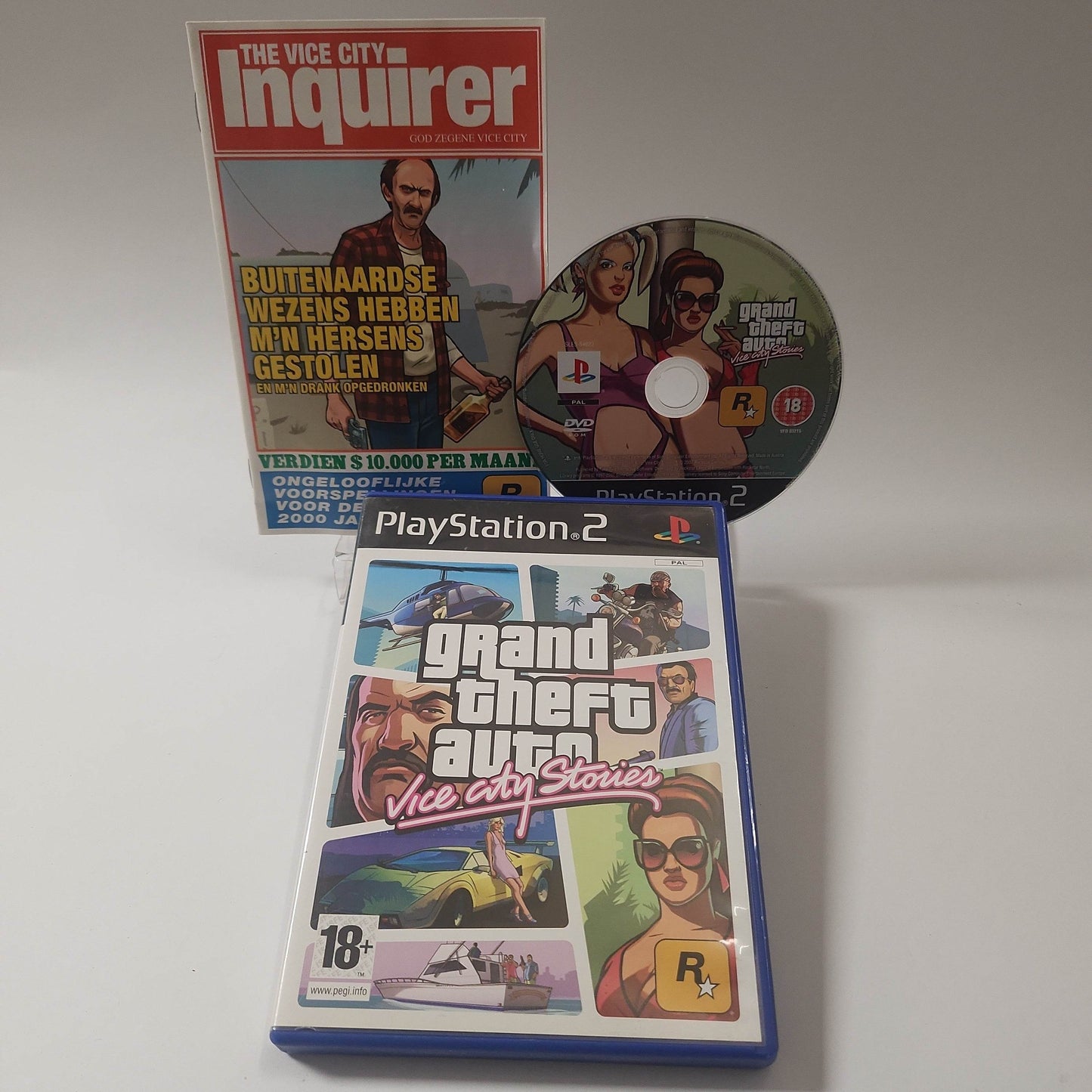 Grand Theft Auto Vice City Stories (No Map) Playstation 2 - Feniks Gameshop