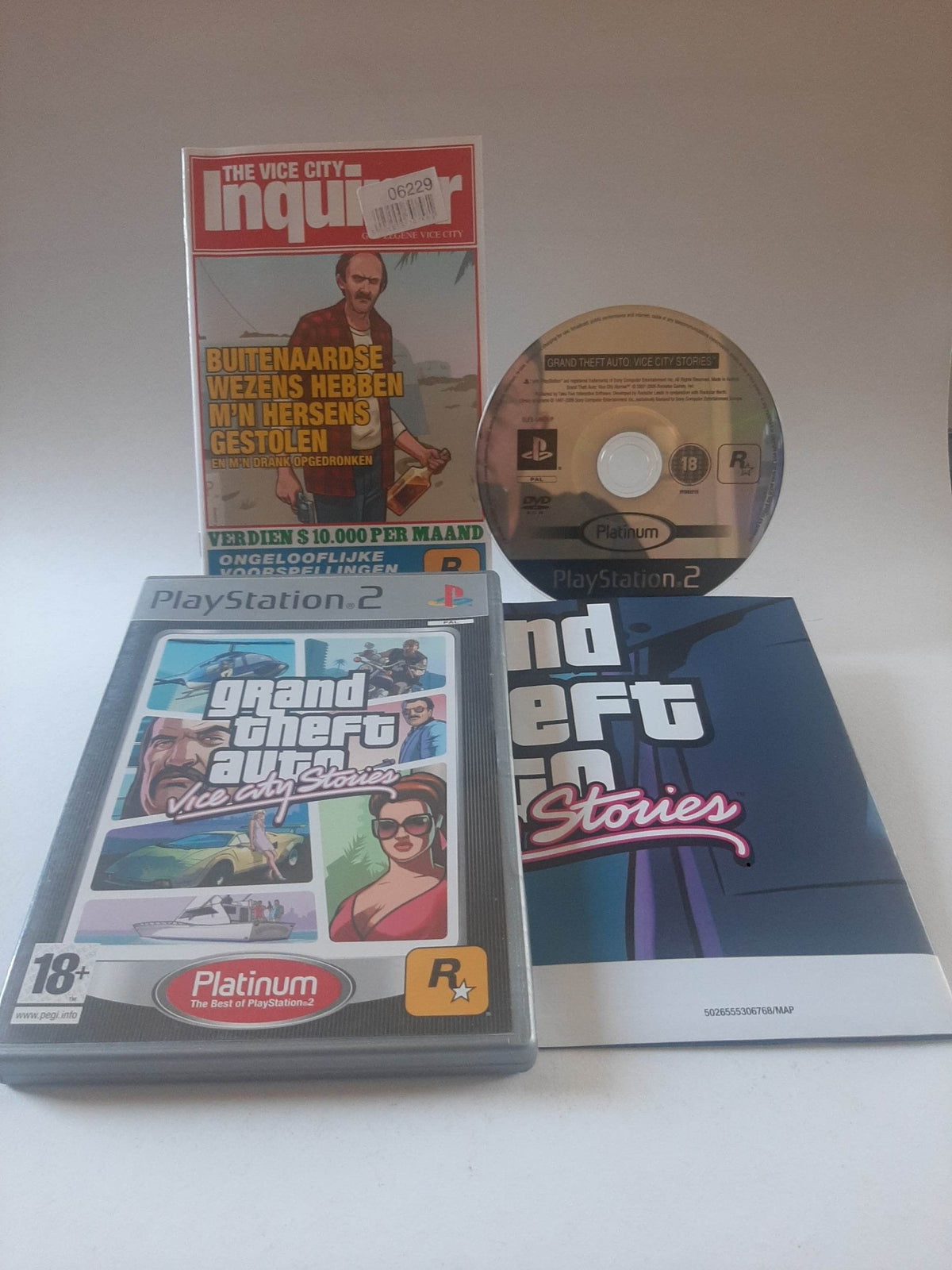 Grand Theft Auto Vice City Stories Platinum Ps2 - Feniks Gameshop