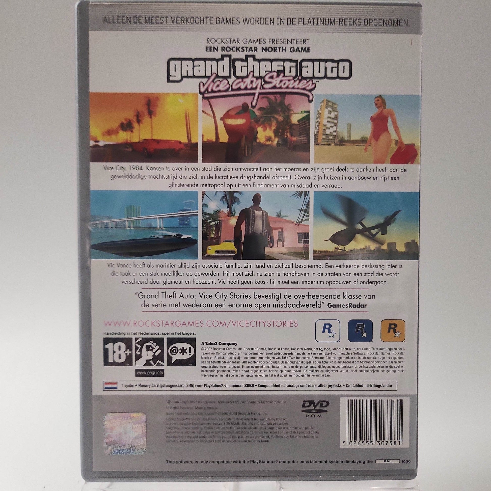 Grand Theft Auto Vice City Stories Platinum Ps2 - Feniks Gameshop