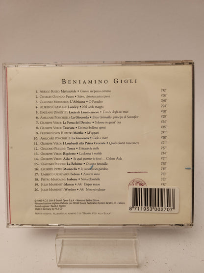Grandi Voci alla Scala: Beniamino Gigle CD - Cd