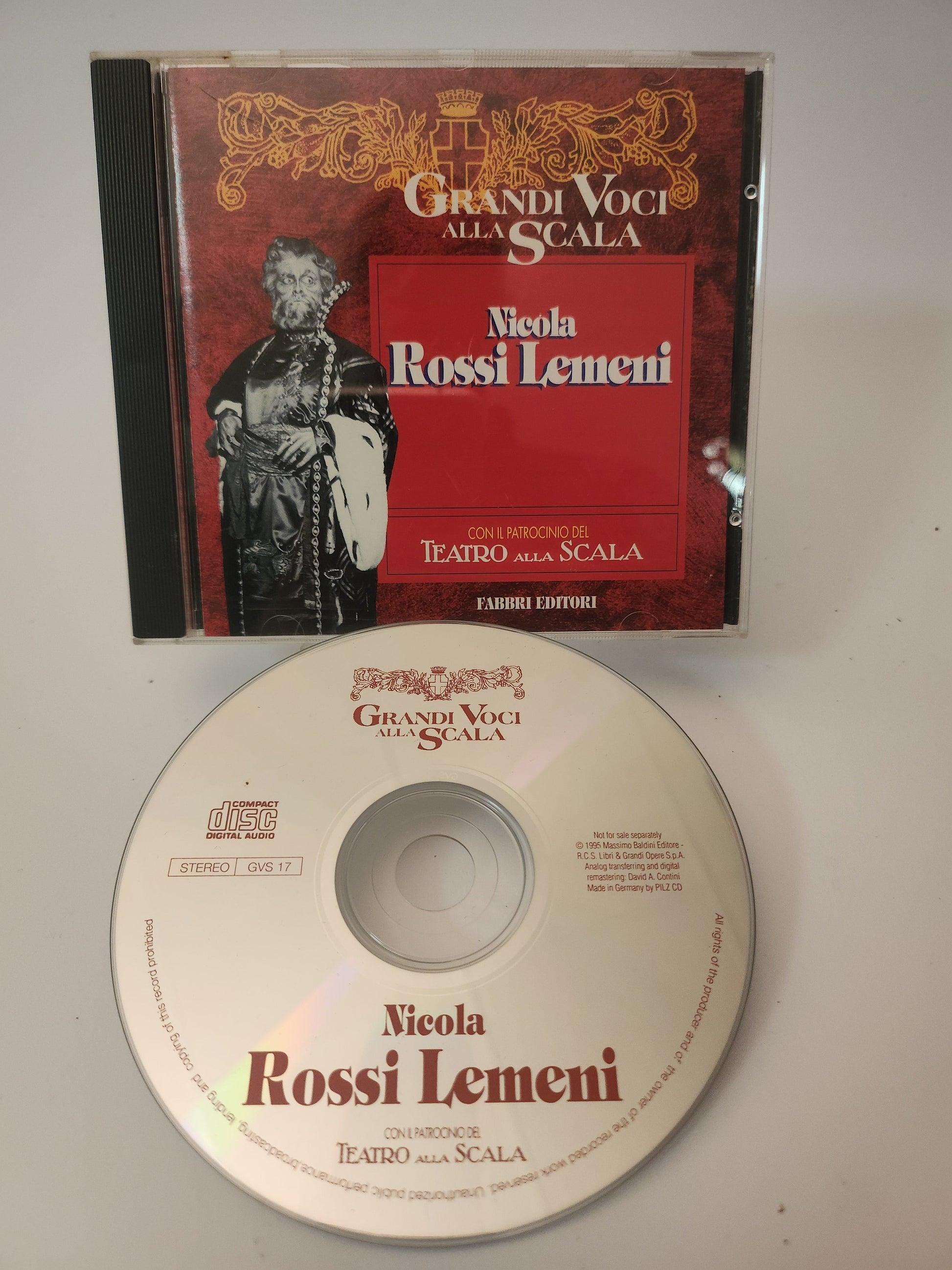 Grandi Voci alla Scala: Nicola Rossi Lemeni CD - Cd