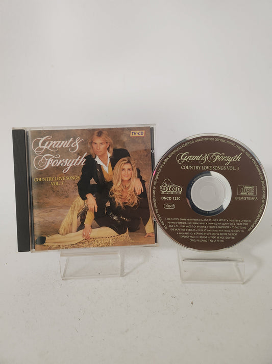 Grant & Forsyth: Country Love Songs Volume 3 CD - Cd