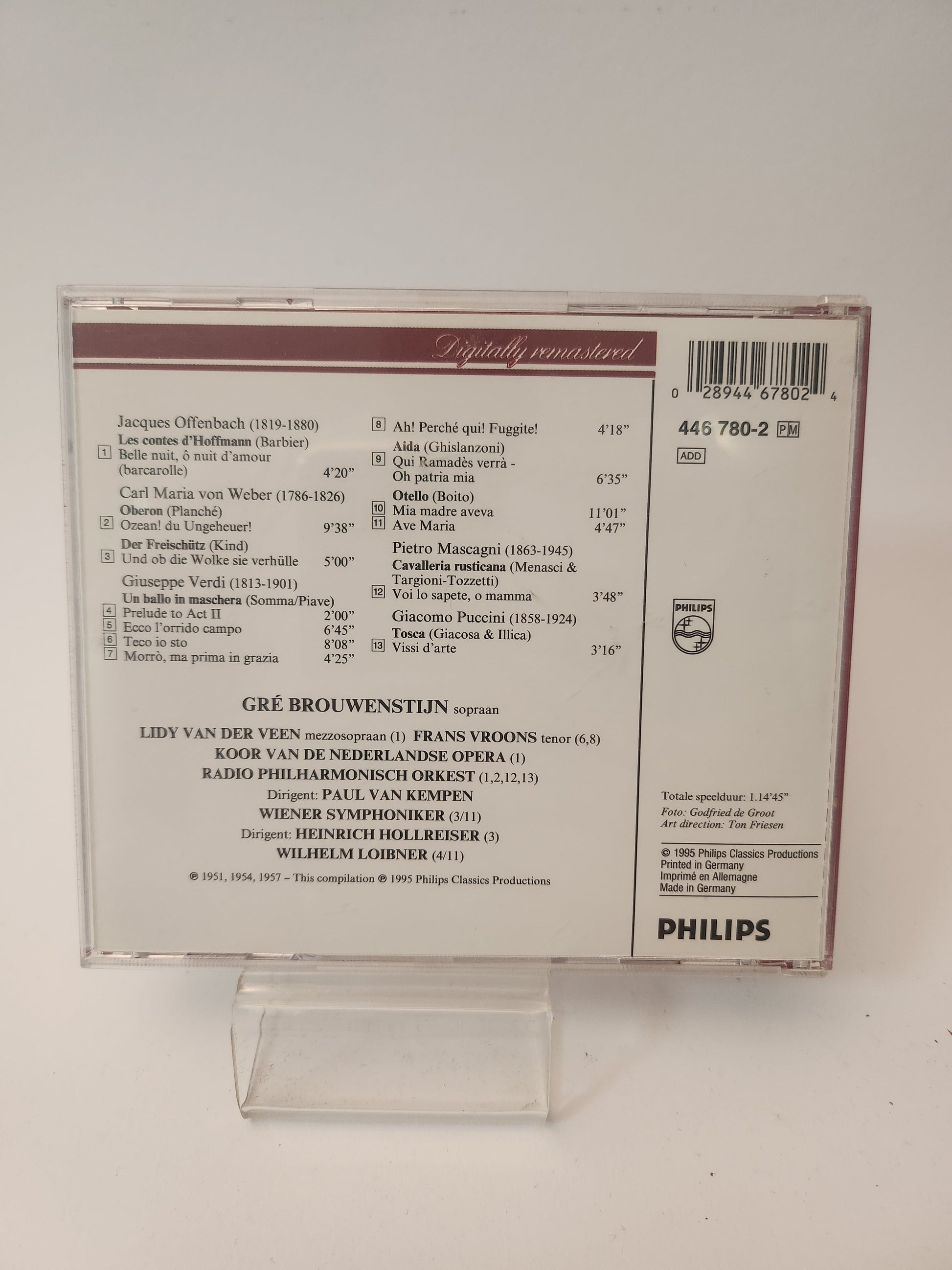 Gré Brouwenstijn CD - Cd