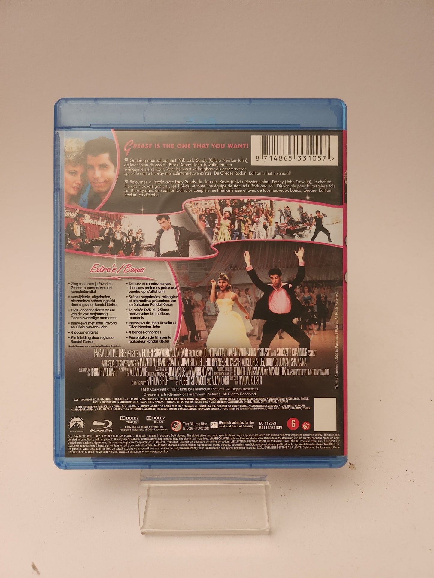 Grease Blu-Ray John Travolta Olivia Newton-John - Blu-Ray