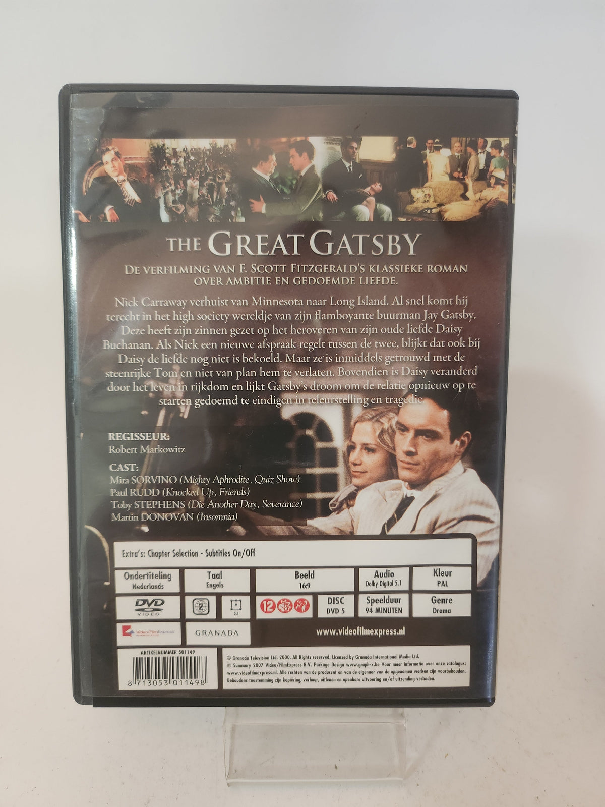 Great Gatsby Dvd - Dvd Volwassenen