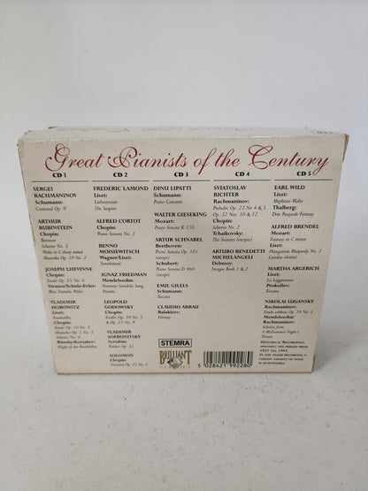 Great Pianists of the Century CD Box - Cd