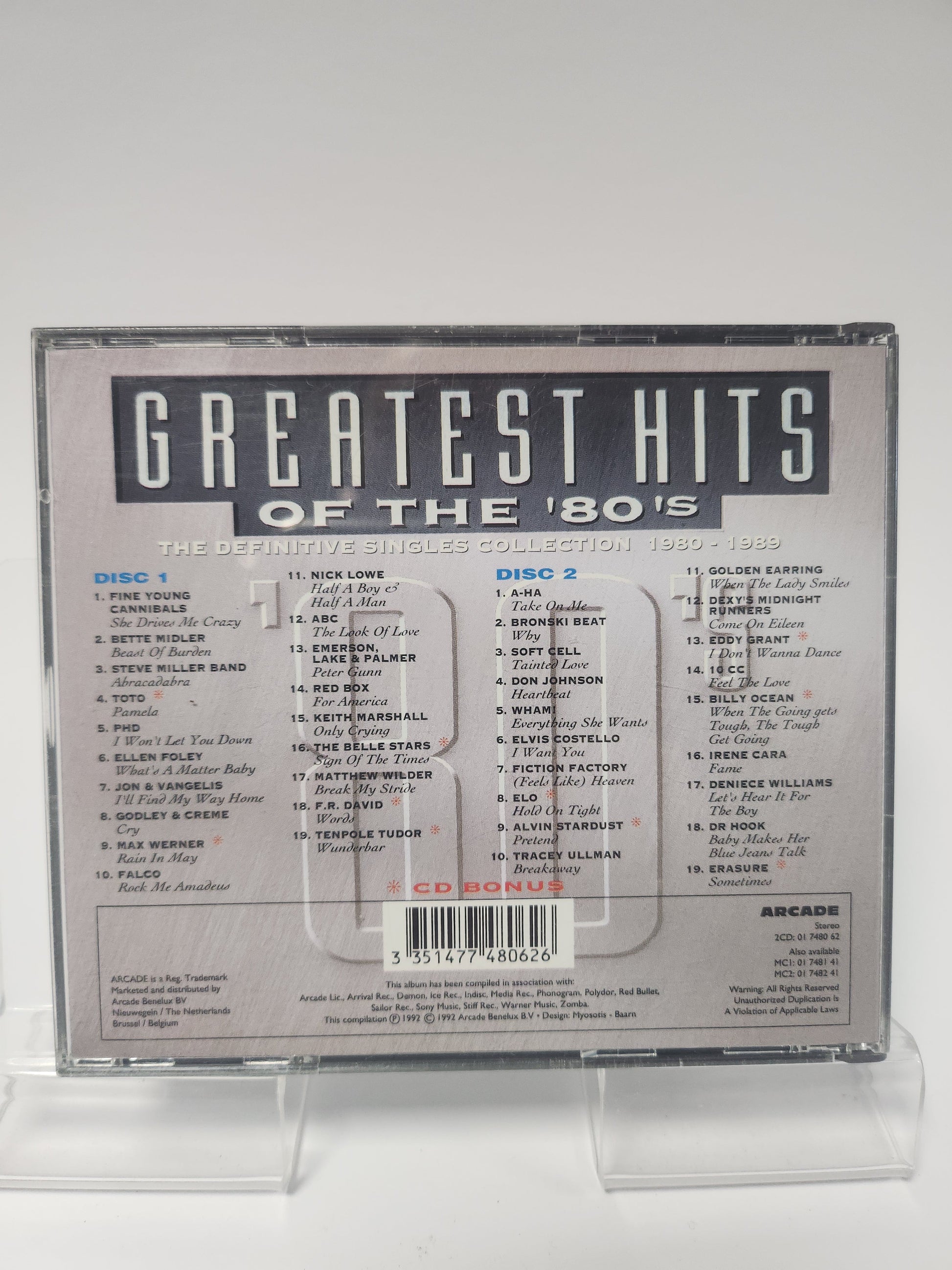 Greatest Hits of the ’80’s: the Definitive Singles Collection 1980-1989 CD - Cd
