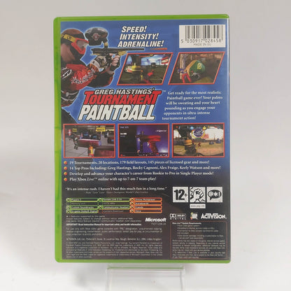 Greg Hasting Tournament Paintball Xbox Original - Feniks Gameshop