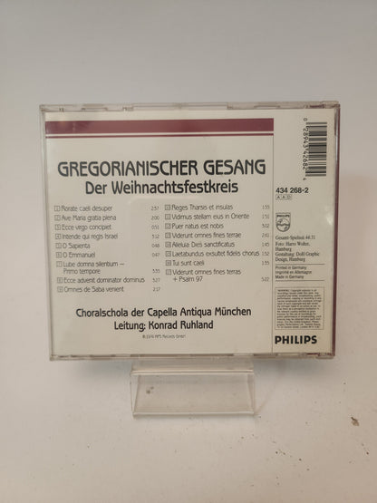 Gregorianischer Gesang: Der Weihnachtsfestkreis CD - Cd