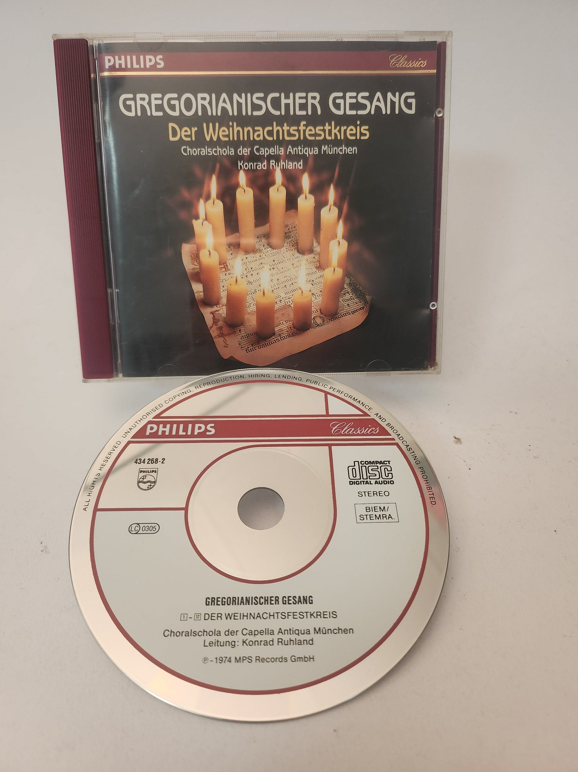 Gregorianischer Gesang: Der Weihnachtsfestkreis CD - Cd