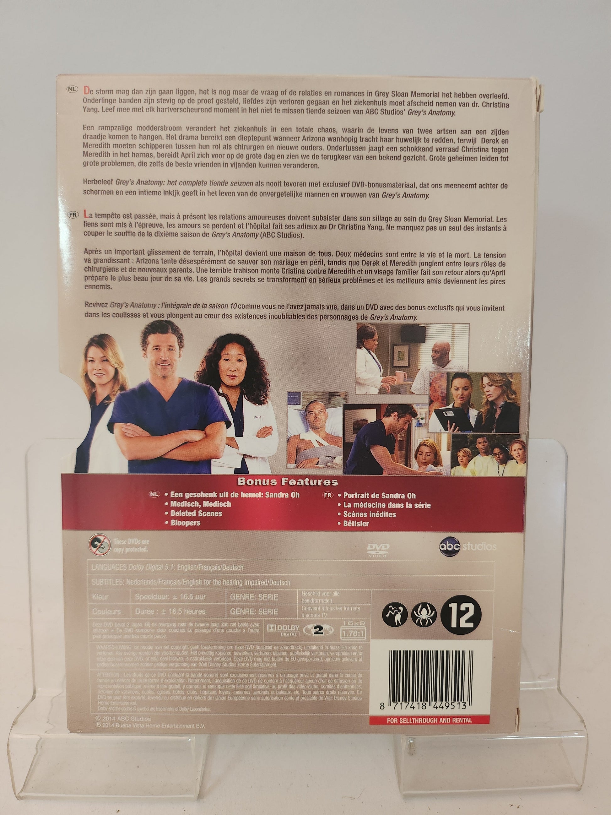 Grey’s Anatomy het Complete Seizoen 10 Box DVD - Dvd Volwassenen