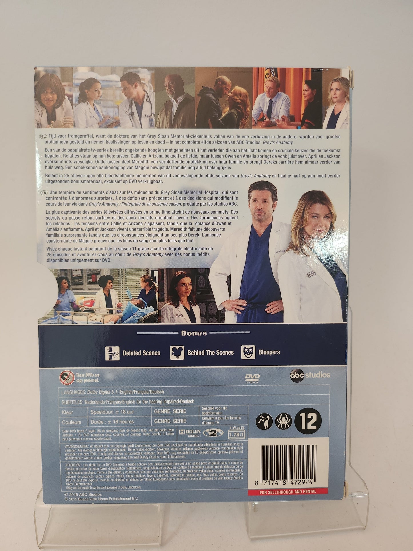 Grey’s Anatomy het Complete Seizoen 11 Box DVD - Dvd Volwassenen