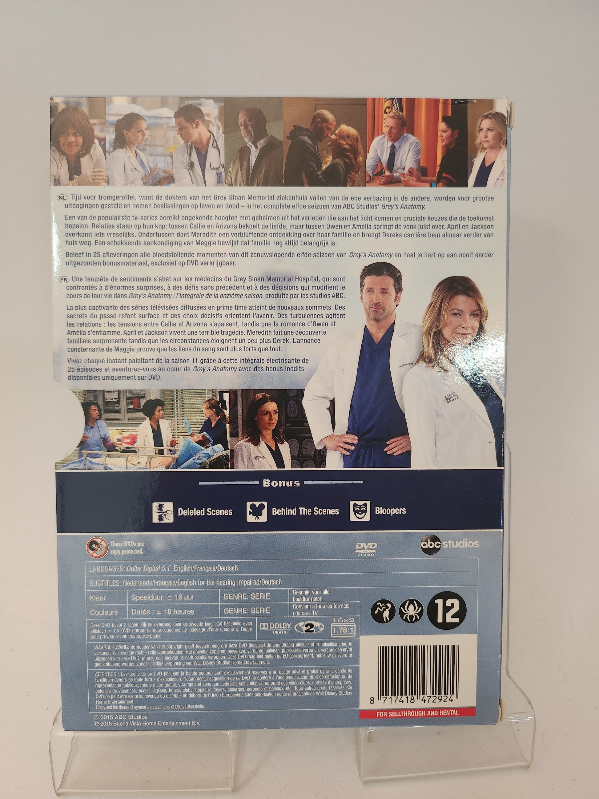 Grey’s Anatomy het Complete Seizoen 11 Box DVD - Dvd Volwassenen