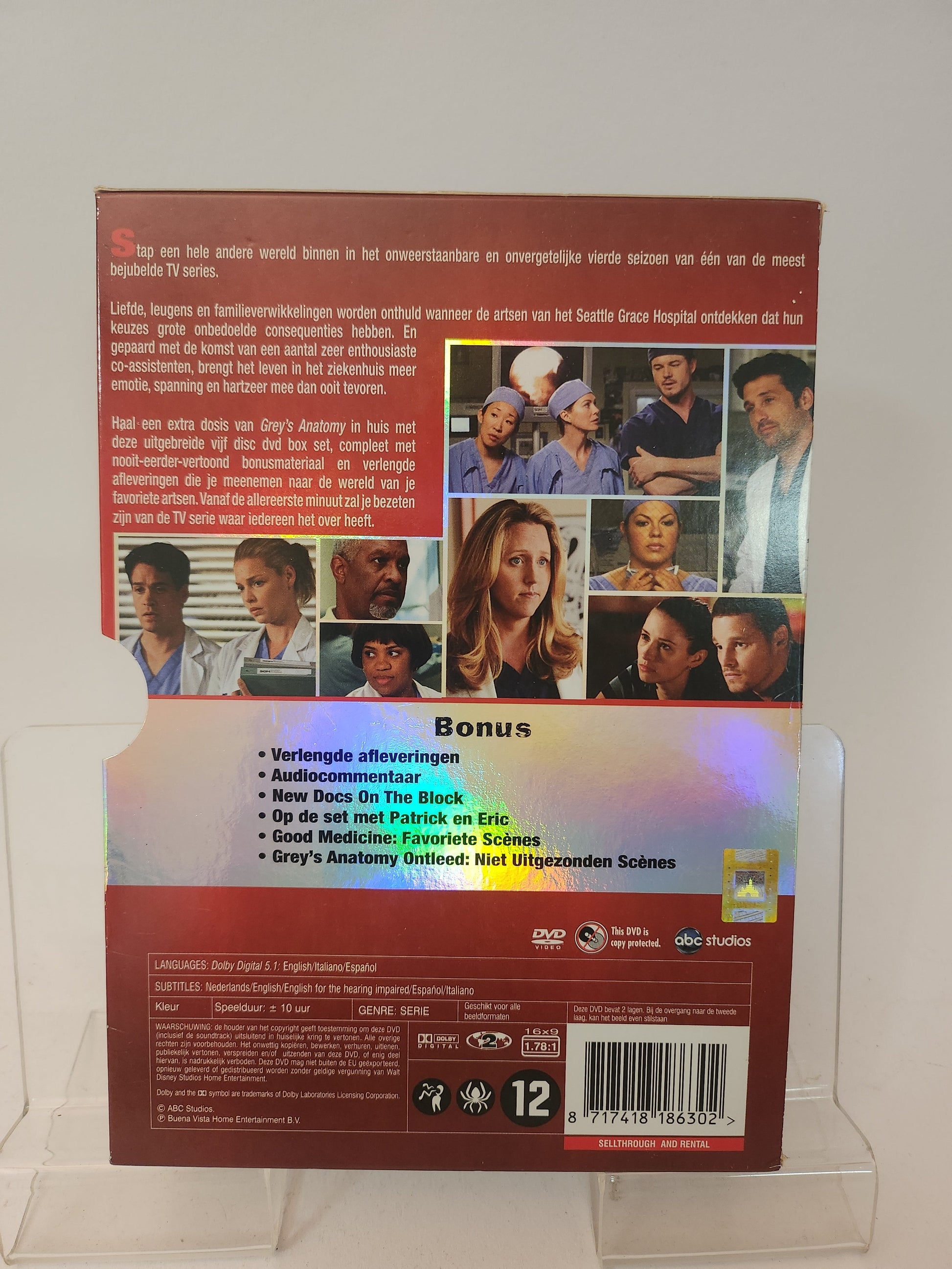 Grey’s Anatomy het Complete Seizoen 4 Box DVD - Dvd Volwassenen