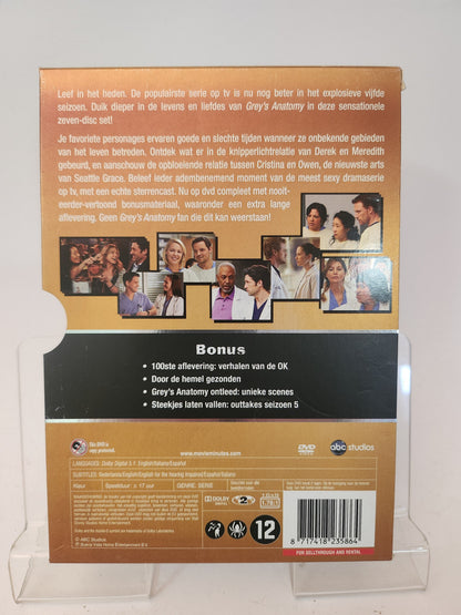 Grey’s Anatomy het Complete Seizoen 5 Box DVD - Dvd Volwassenen