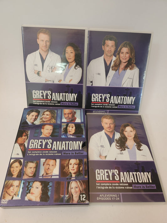 Grey’s Anatomy het Complete Seizoen 6 Box DVD - Dvd Volwassenen