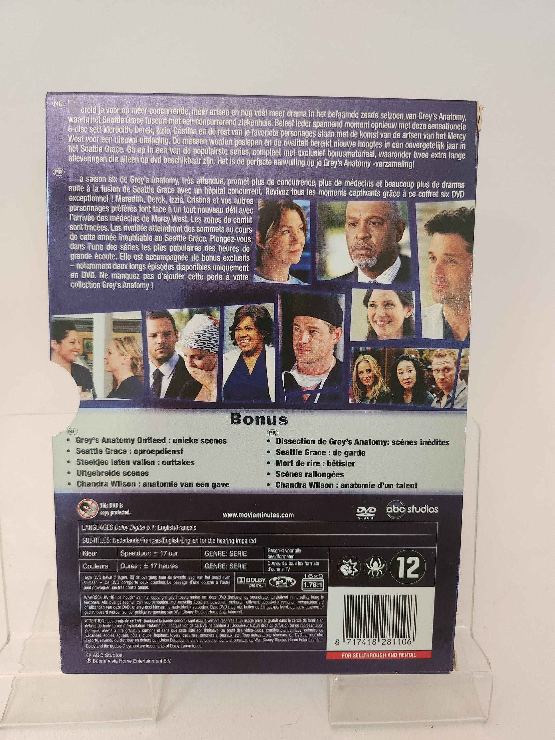 Grey’s Anatomy het Complete Seizoen 6 Box DVD - Dvd Volwassenen