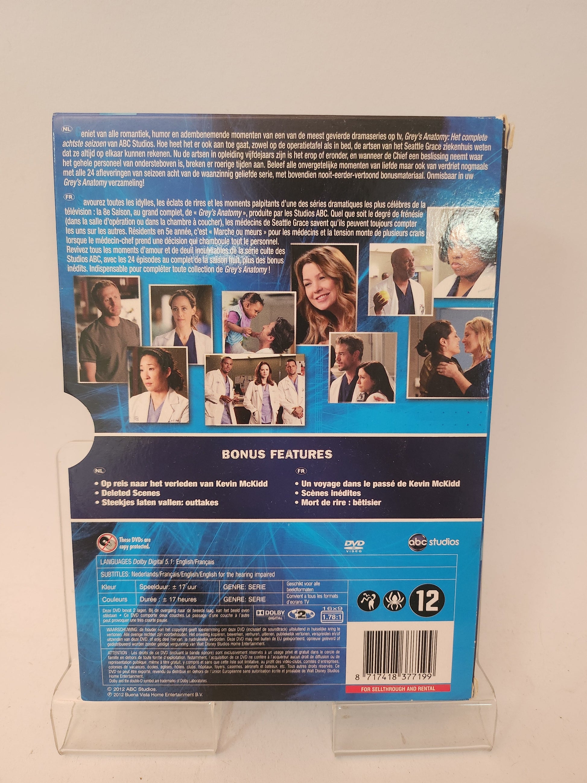 Grey’s Anatomy het Complete Seizoen 8 Box DVD - Dvd Volwassenen