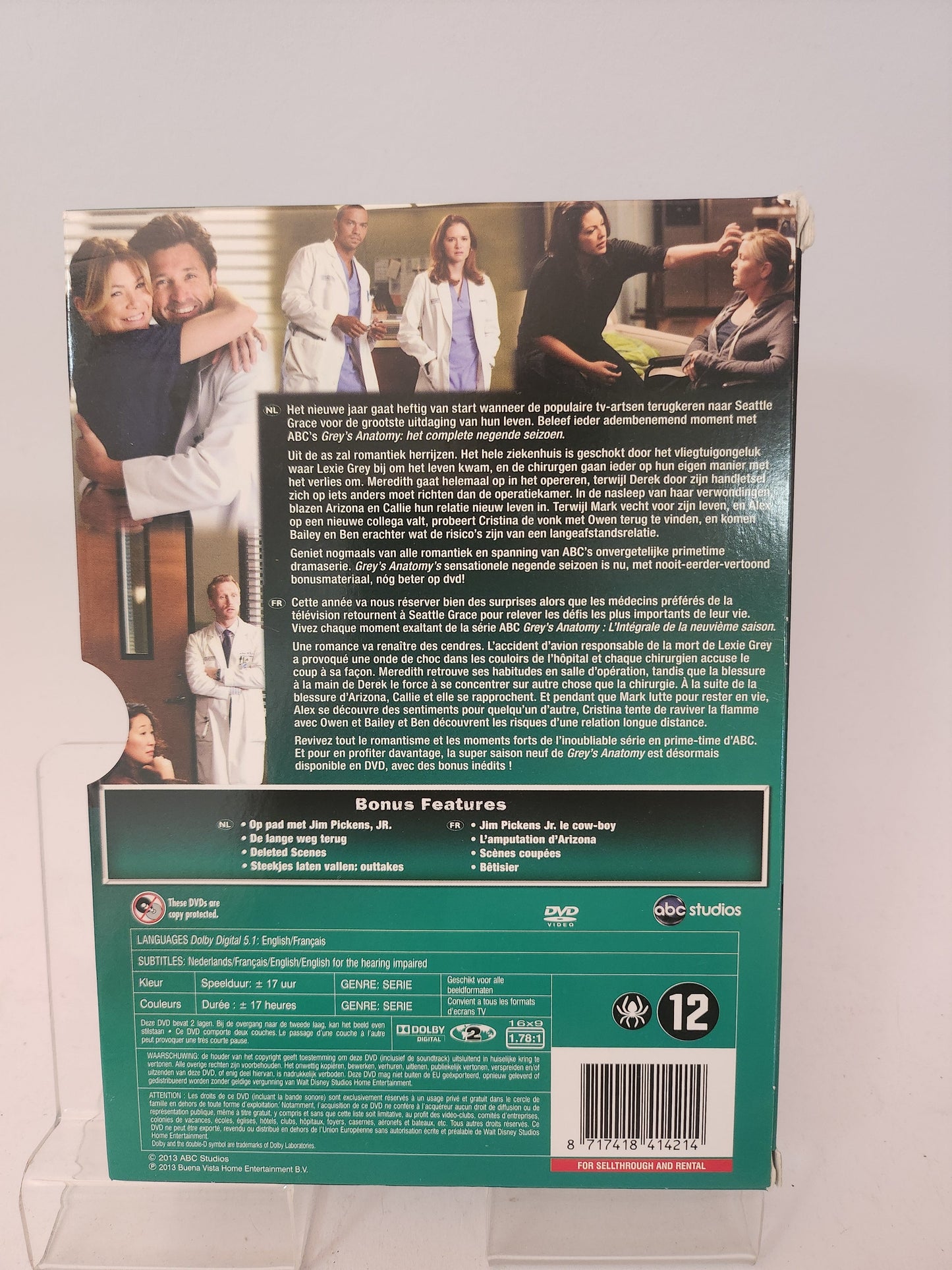 Grey’s Anatomy het Complete Seizoen 9 Box DVD - Dvd Volwassenen