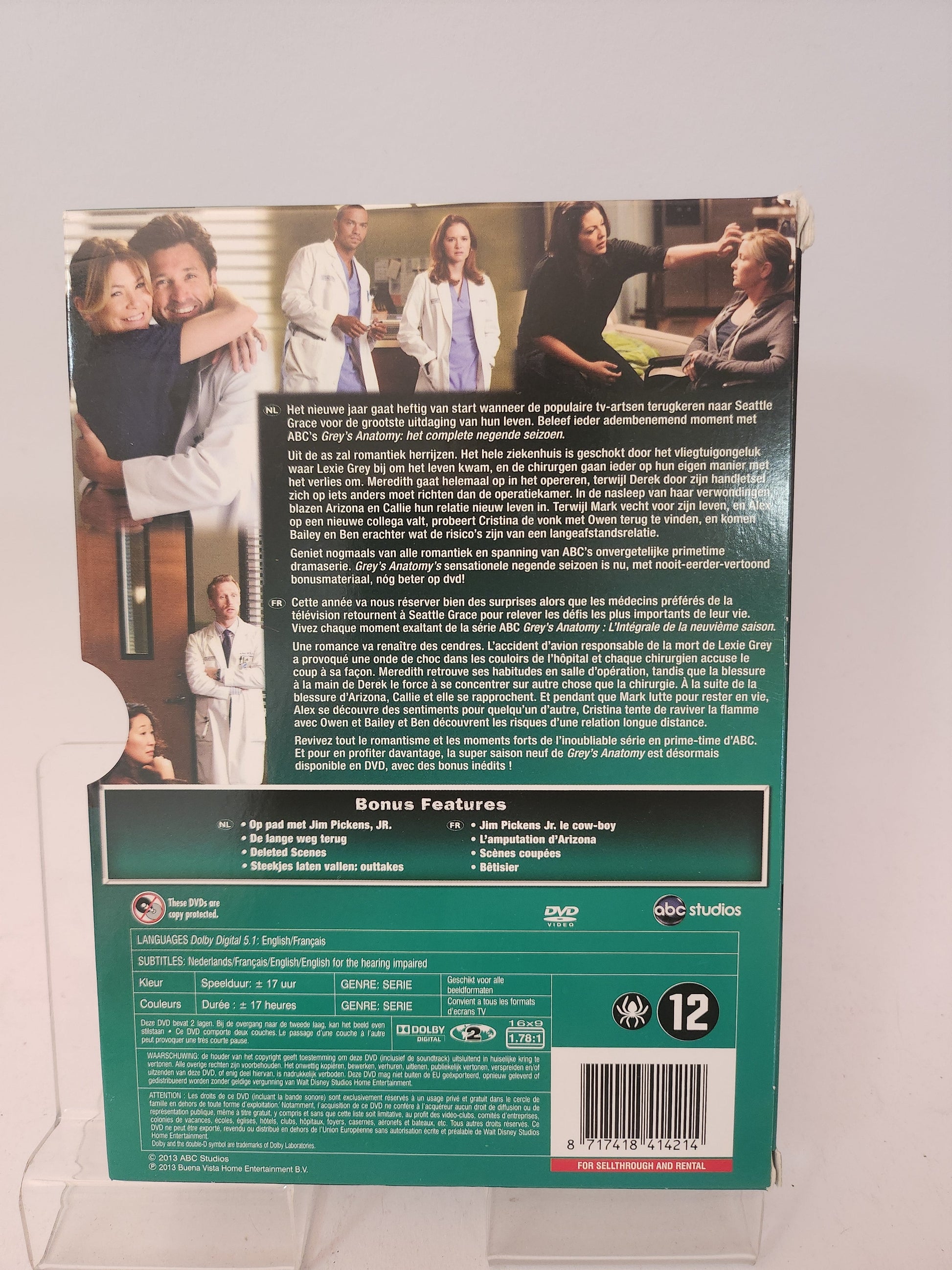 Grey’s Anatomy het Complete Seizoen 9 Box DVD - Dvd Volwassenen