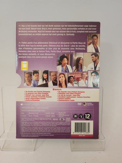 Grey’s Anatomy Seizoen 3 Deel 2 (Episodes 13 tm 25 + Bonus) Box DVD - Dvd Volwassenen