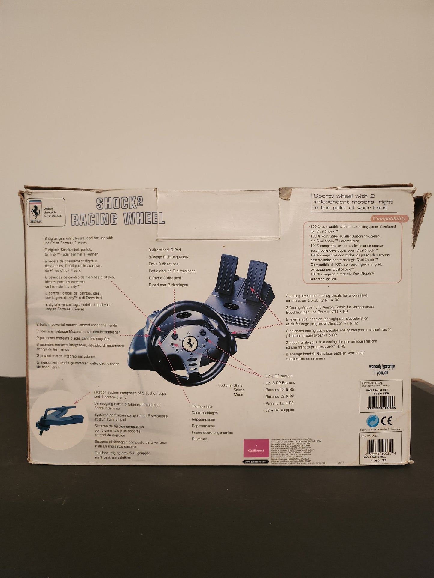 Guillemot Shock 2 Racing Wheel Boxed Playstation 2 - Playstation 1 Accessoires