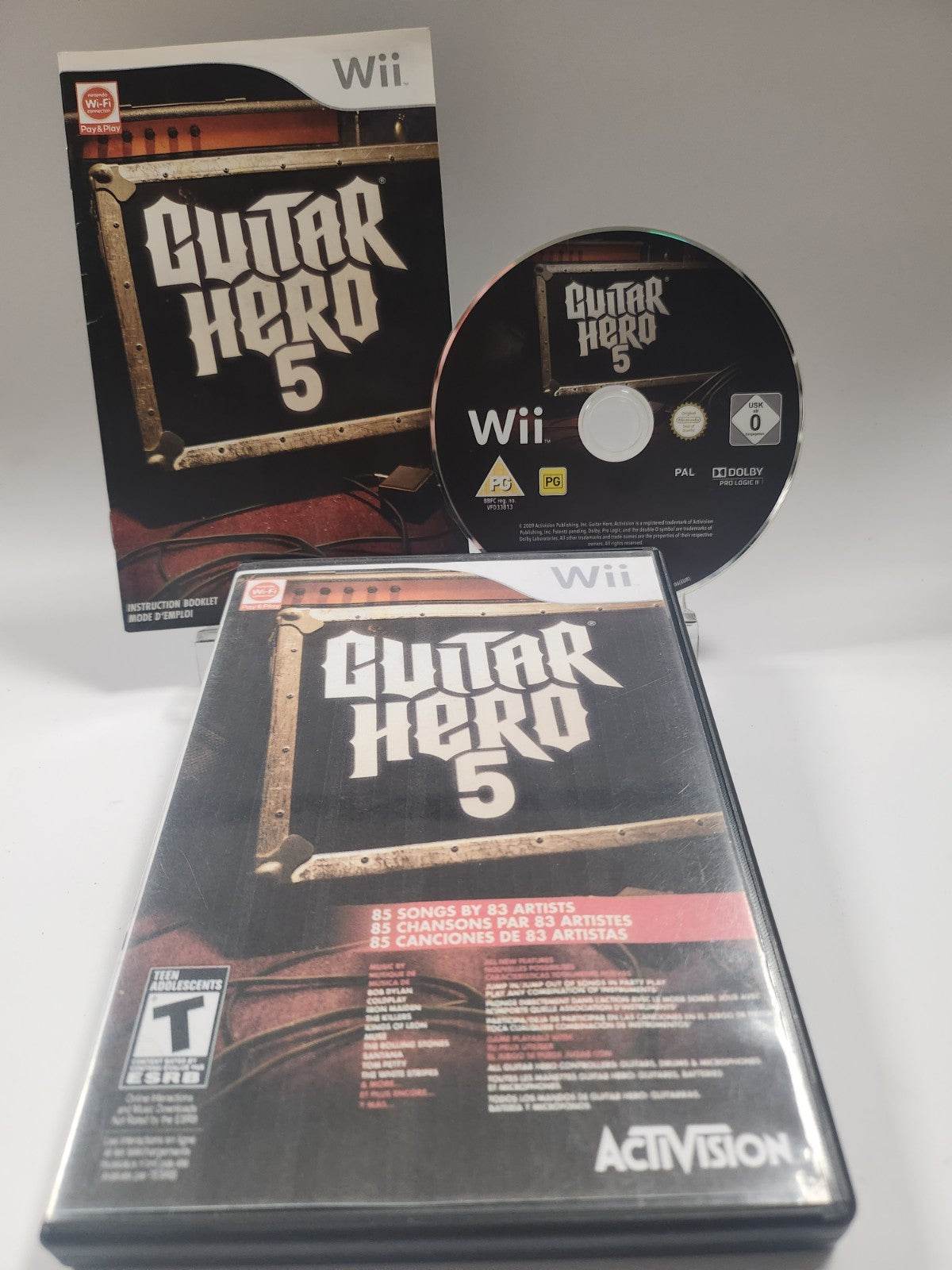 Guitar Hero 5 (Copy Cover) Nintendo Wii - Feniks Gameshop