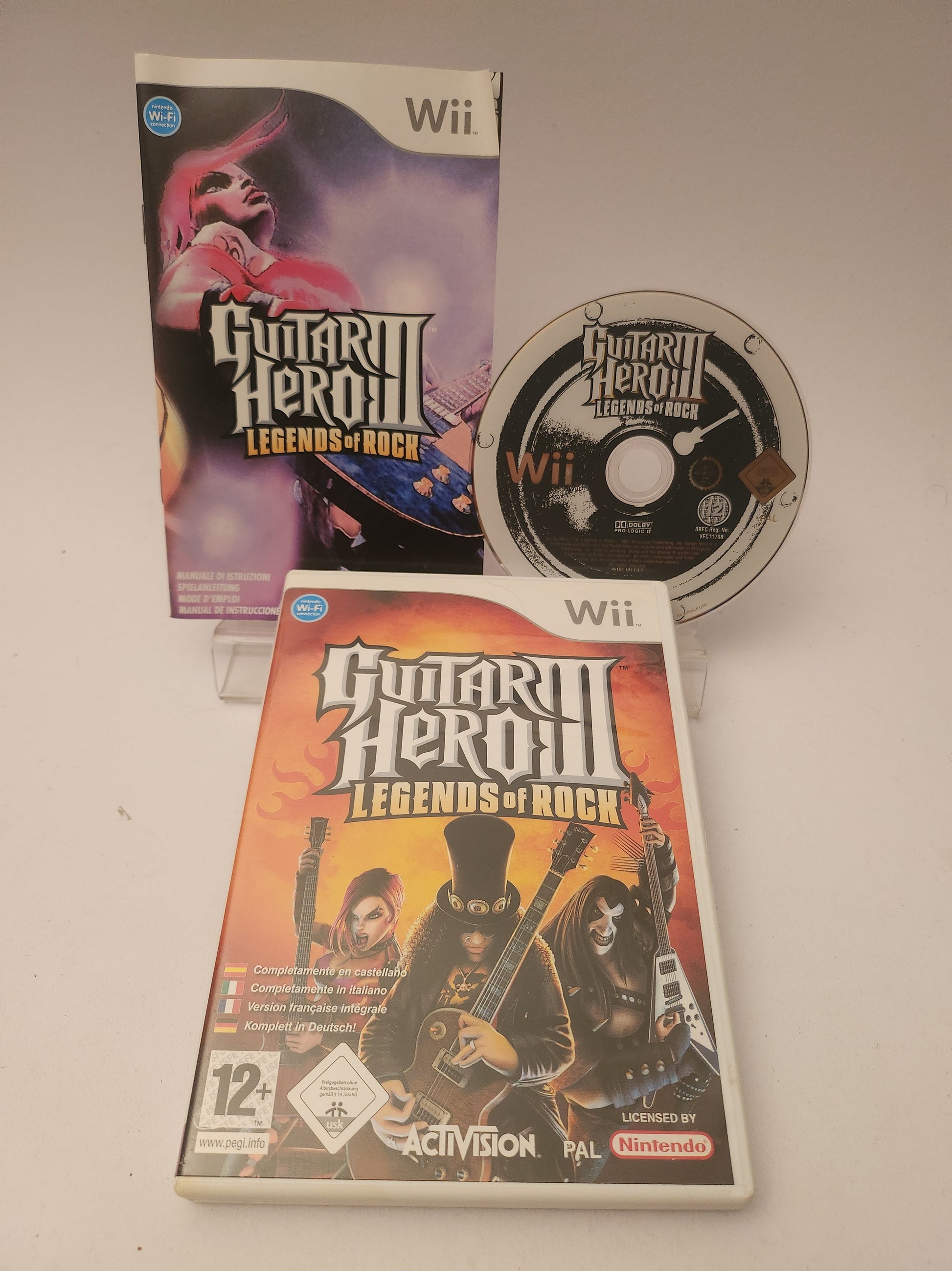 Guitar Hero III Legends of Rock Nintendo Wii - Nintendo Wii Games