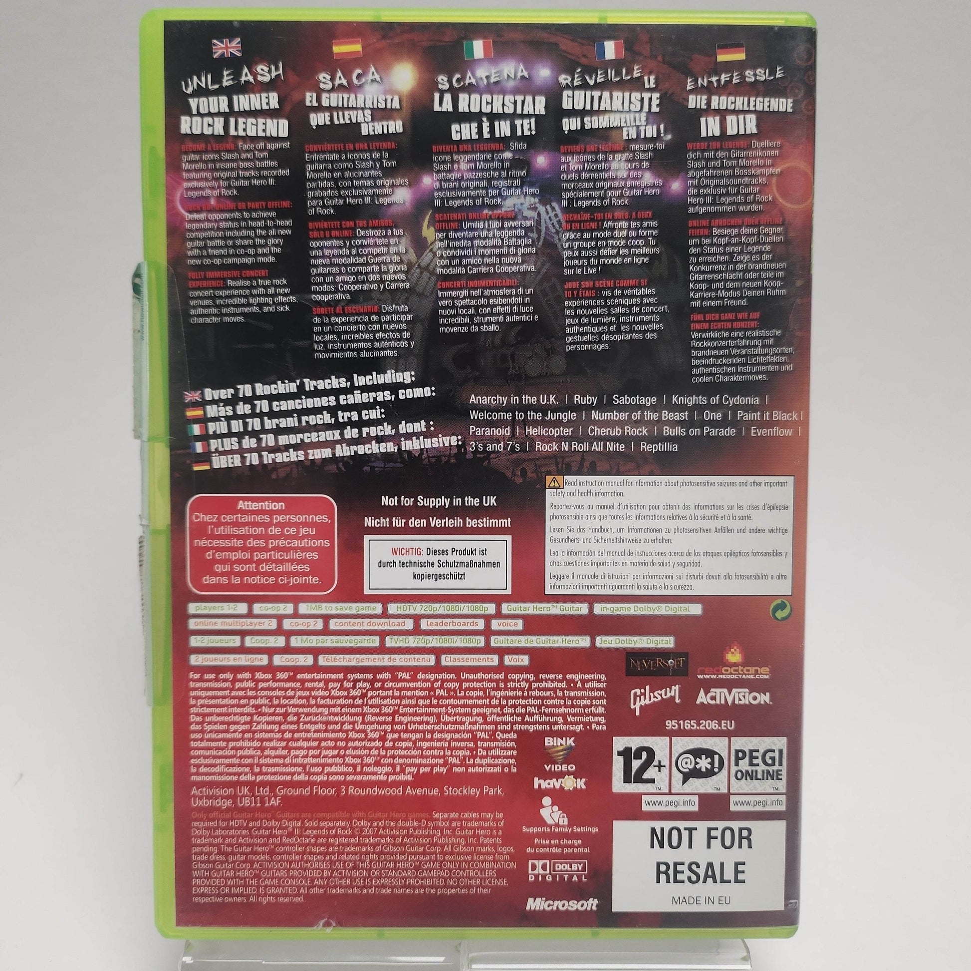 Guitar Hero III Legends of Rock Xbox 360 - Feniks Gameshop