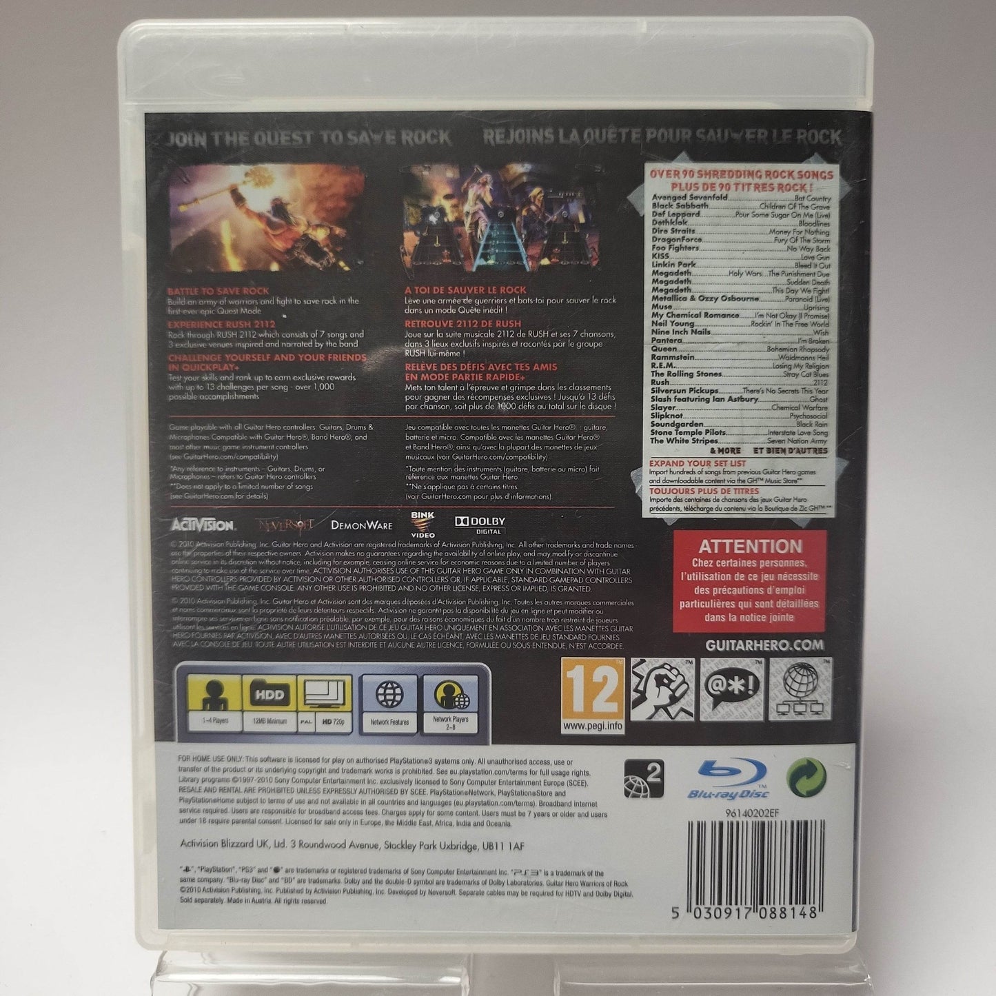 Guitar Hero Warriors of Rock Playstation 3 - Feniks Gameshop