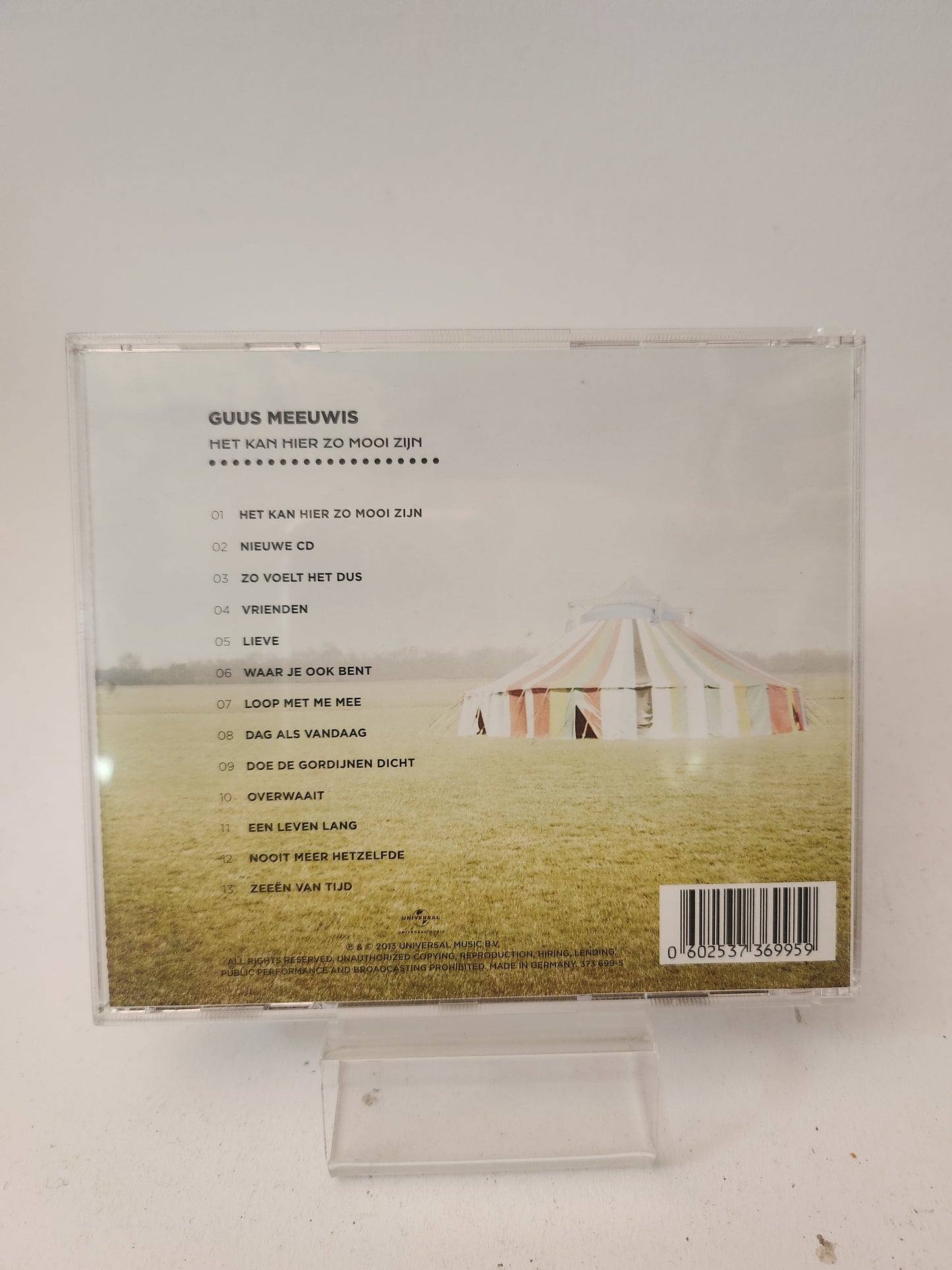 Guus Meeuwis: het Kan hier Zo Mooi Zijn CD - Cd