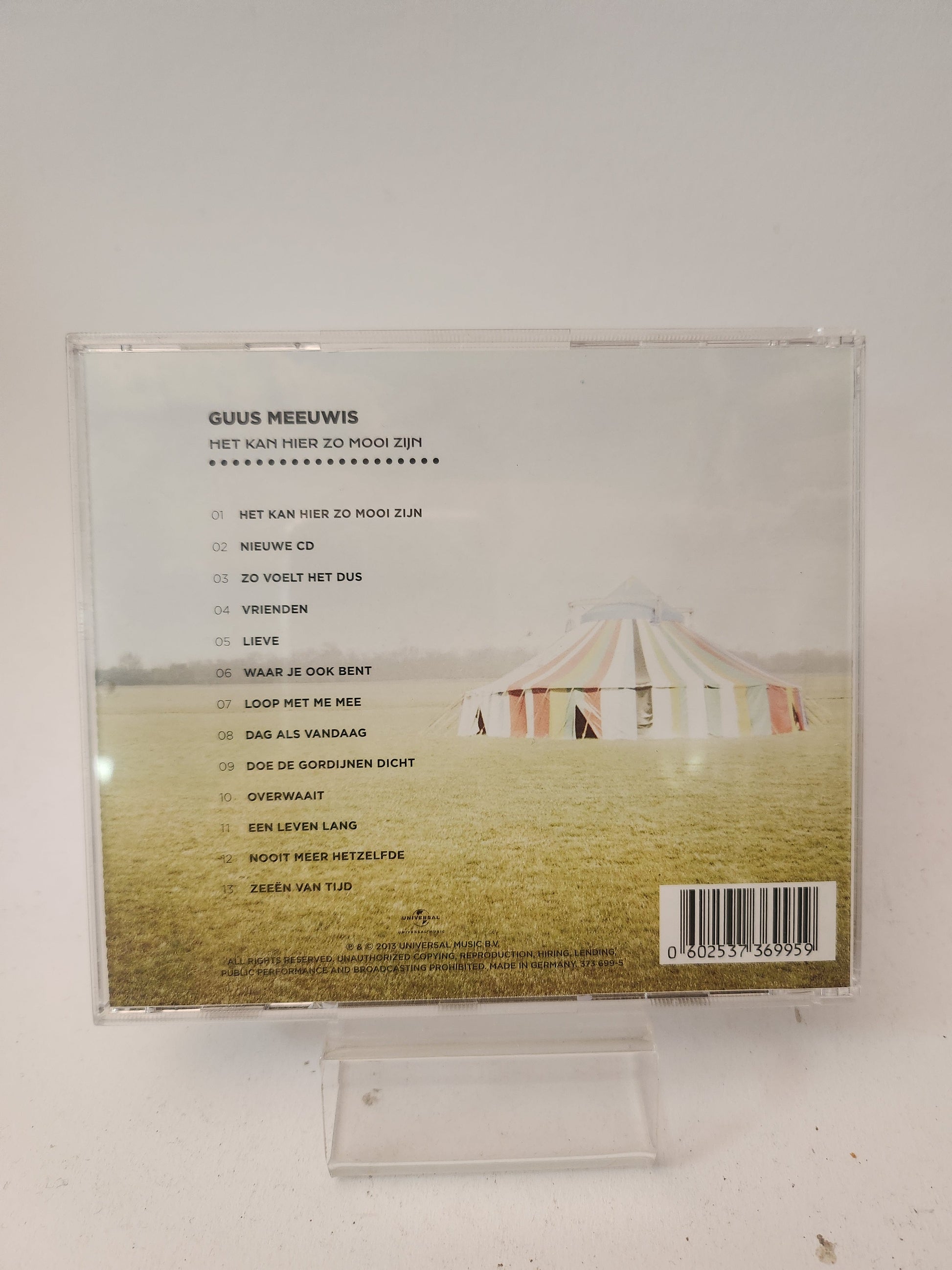 Guus Meeuwis: het Kan hier Zo Mooi Zijn CD - Cd