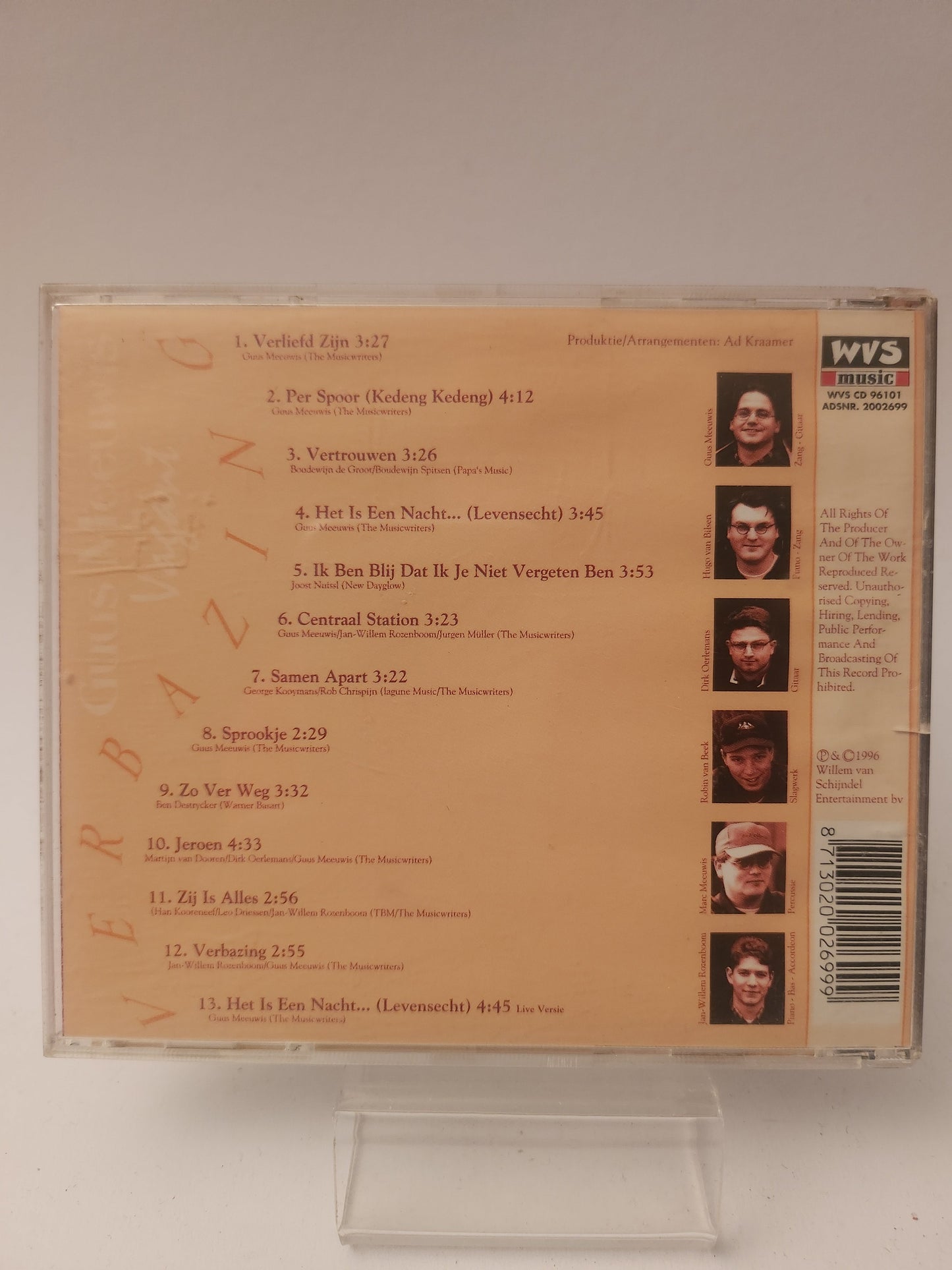 Guus Meeuwis & Vagant: Verbazing CD - Cd