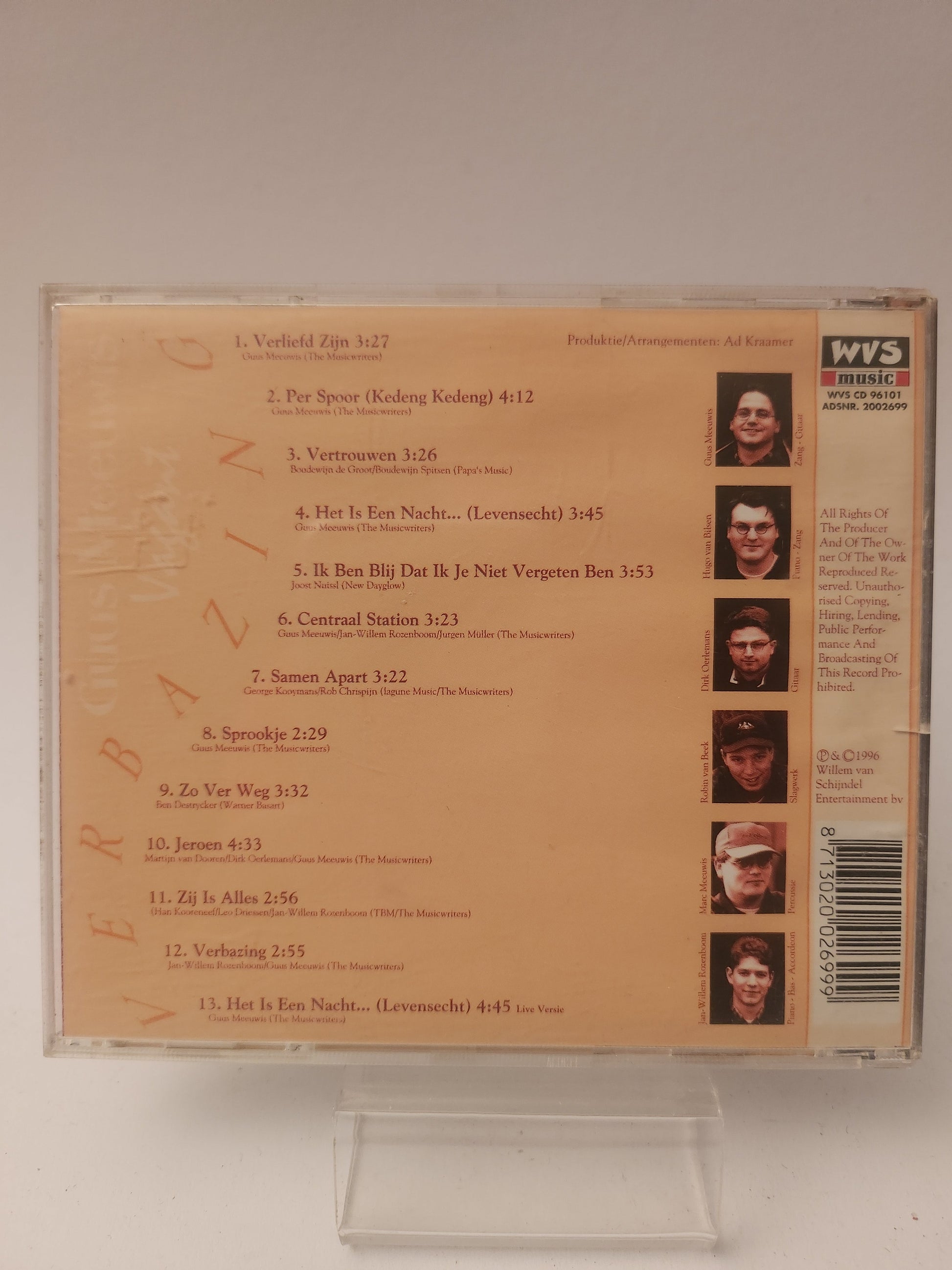 Guus Meeuwis & Vagant: Verbazing CD - Cd