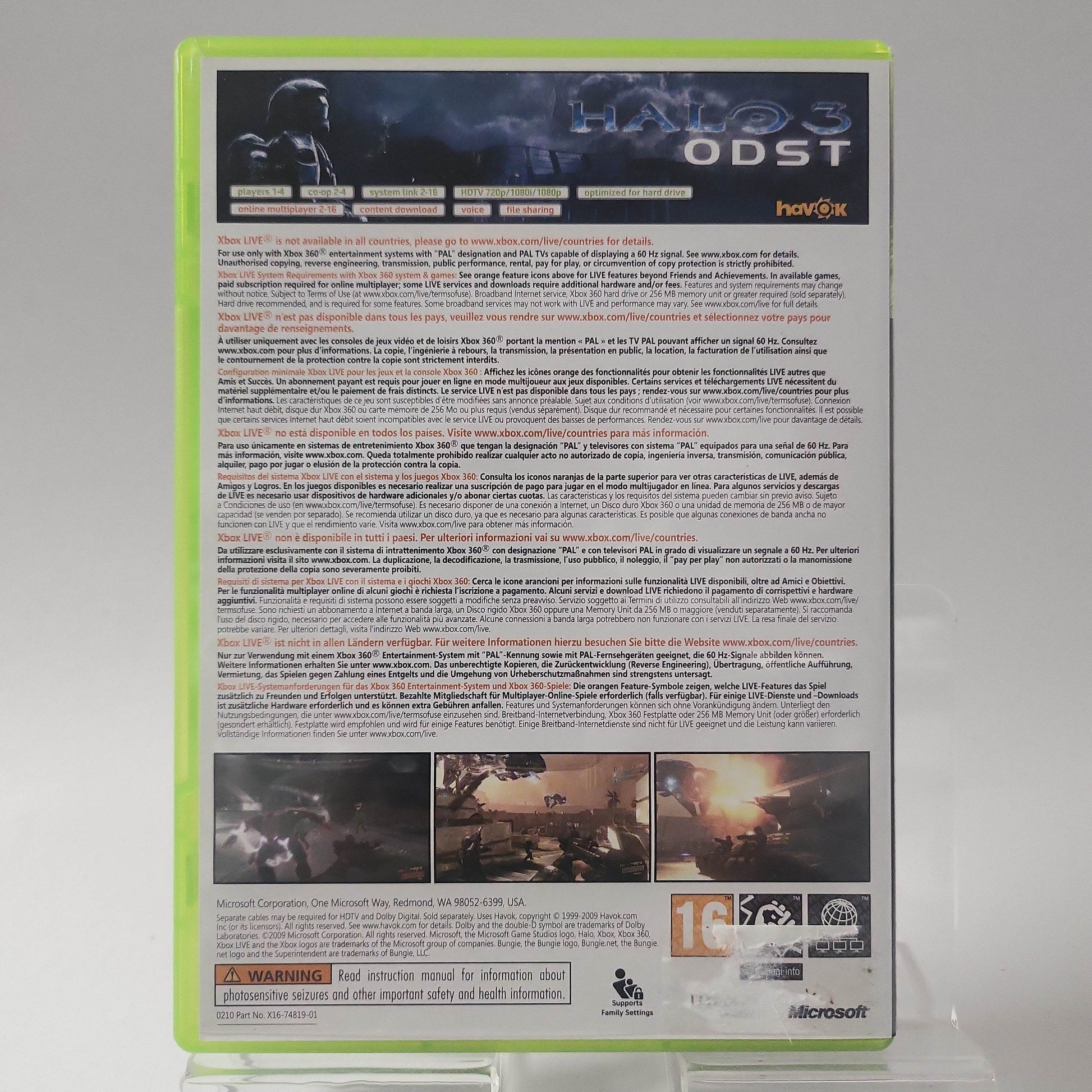 Halo 3 Odst & Halo 3 Xbox 360 - Feniks Gameshop