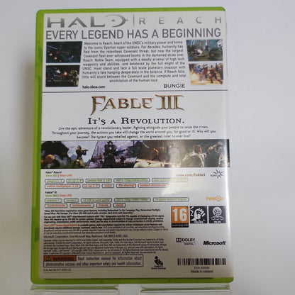 Halo Reach & Fable III Xbox 360 - Feniks Gameshop