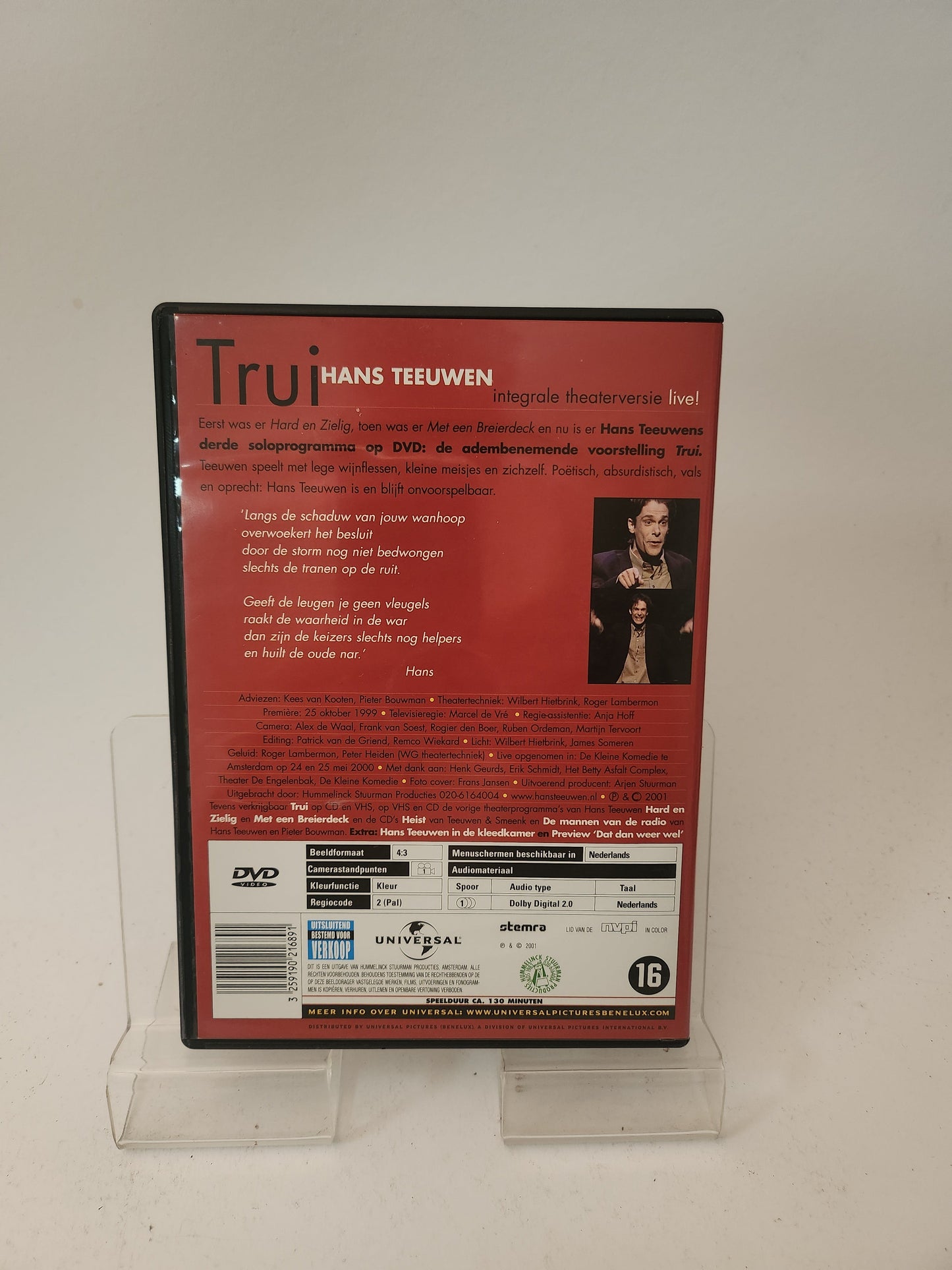 Hans Teeuwen: Trui DVD - Dvd Volwassenen
