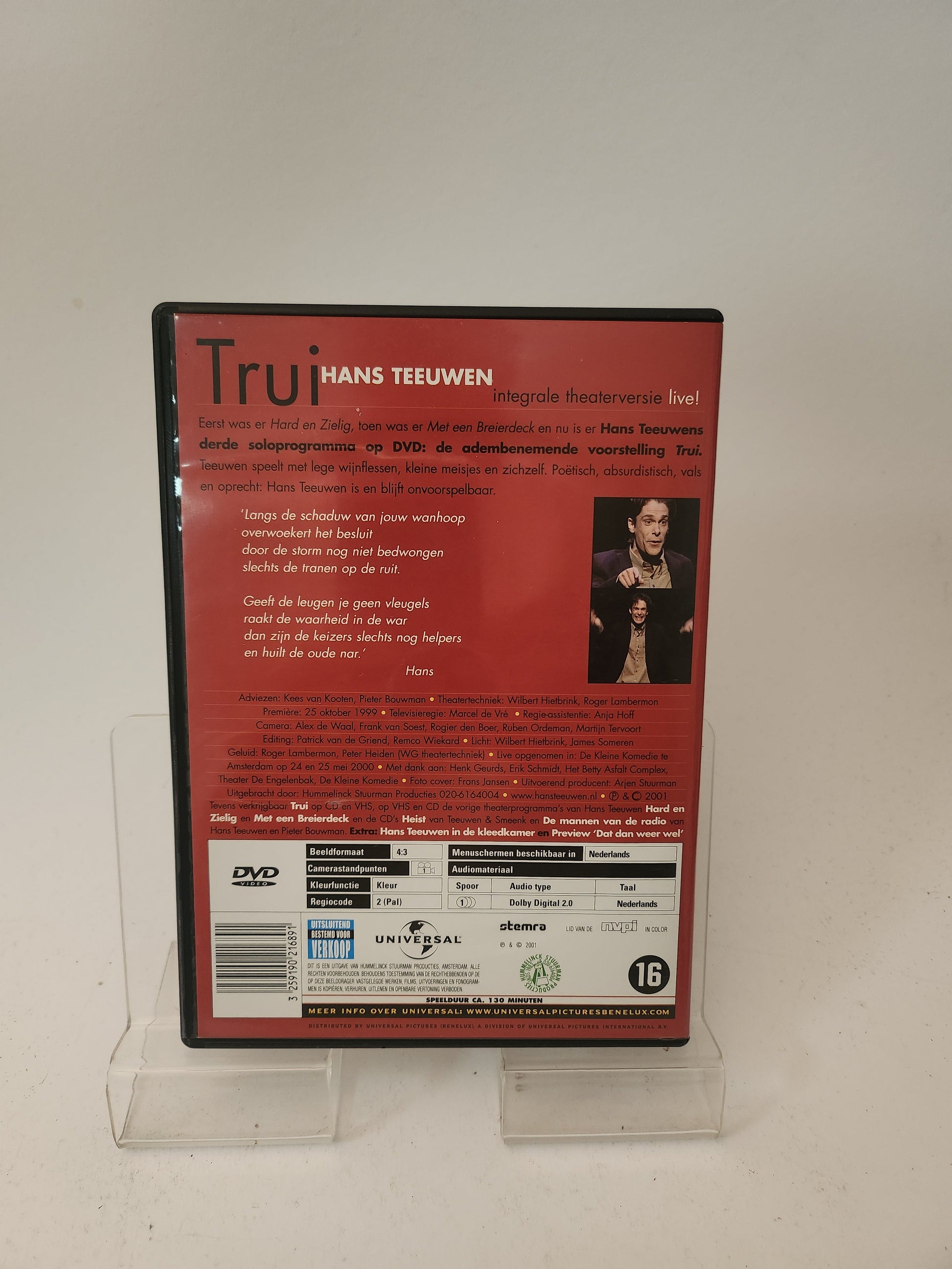 Hans Teeuwen: Trui DVD - Dvd Volwassenen