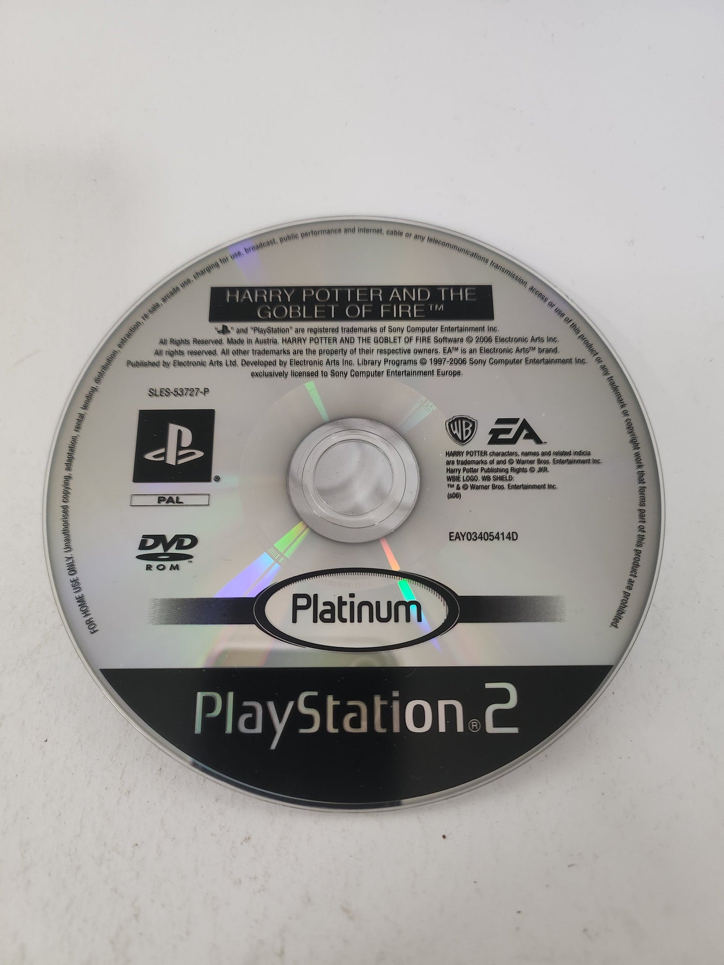 Harry Potter and the Goblet of Fire Platinum (Disc Only) PlayStation 2 - Playstation 2 Games