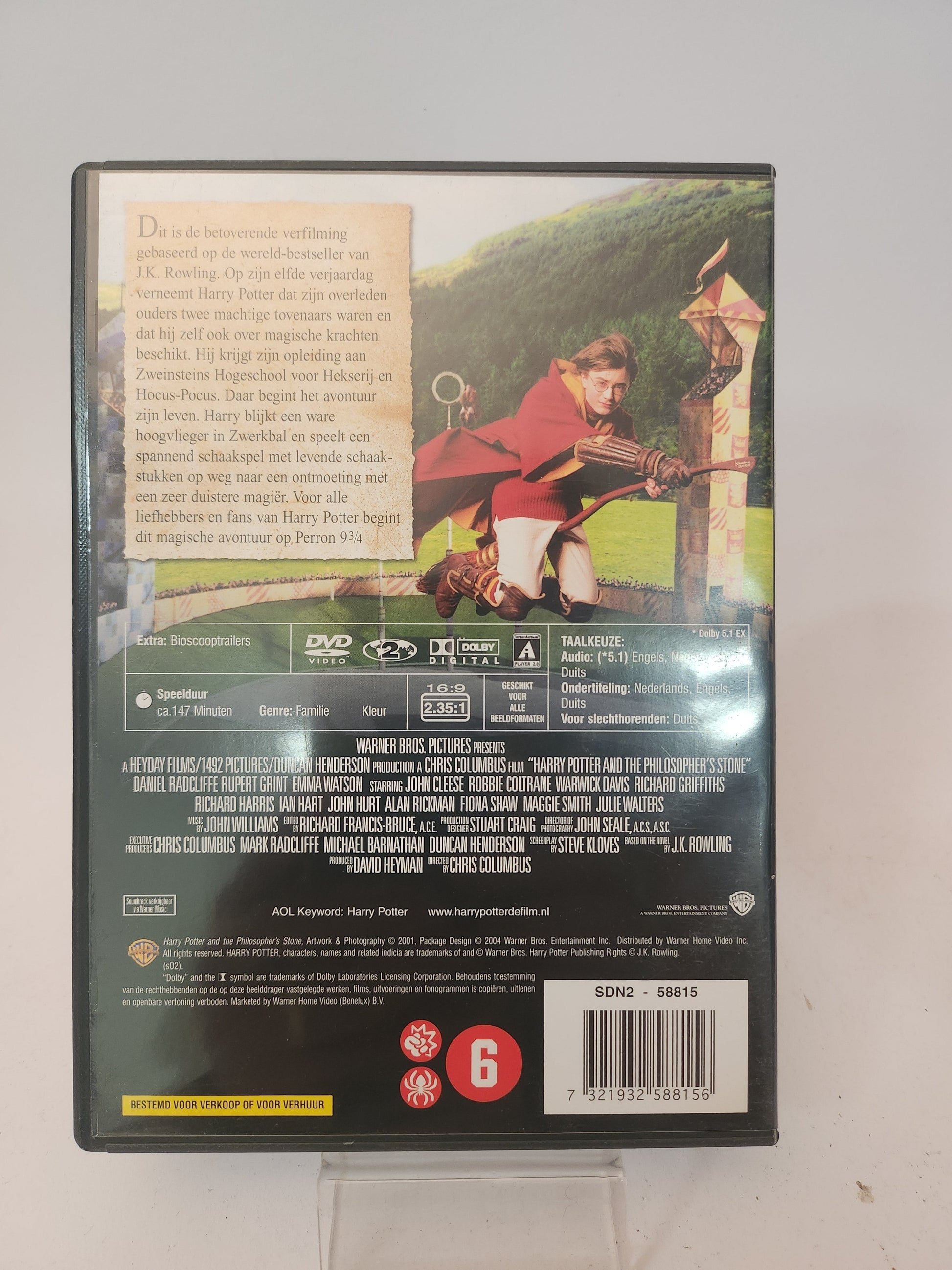 Harry Potter en de Steen der Wijzen Dvd Kids - Dvd kids