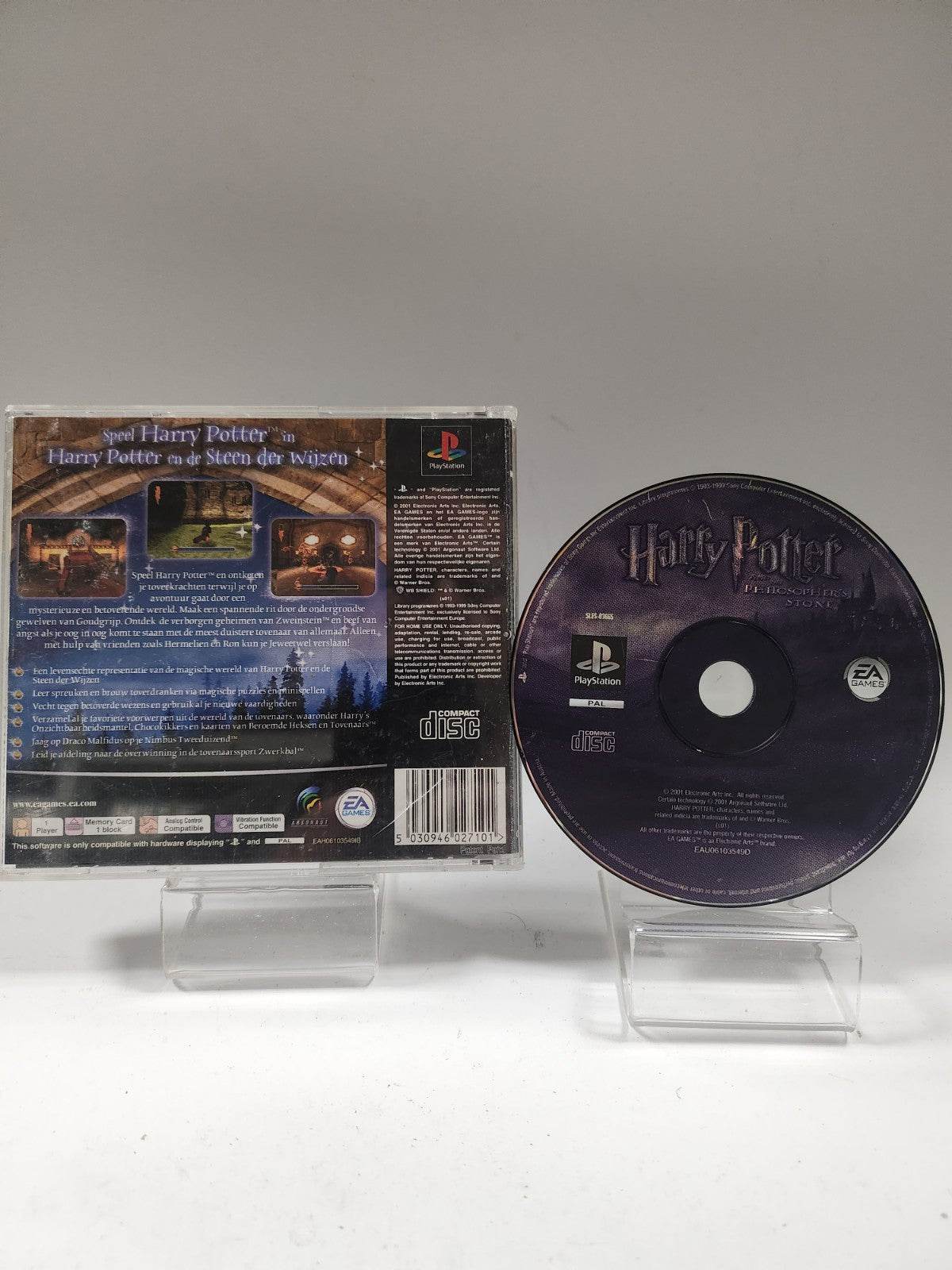 Harry Potter en de Steen der Wijzen (only backcover) PS1 - Feniks Gameshop