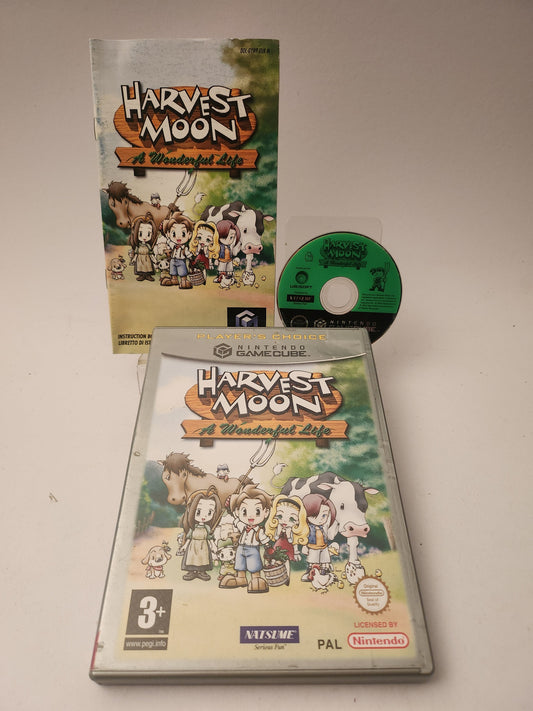 Harvest Moon a Wonderful Life (Player’s Choise) Nintendo Gamecube - Nintendo Gamecube Games