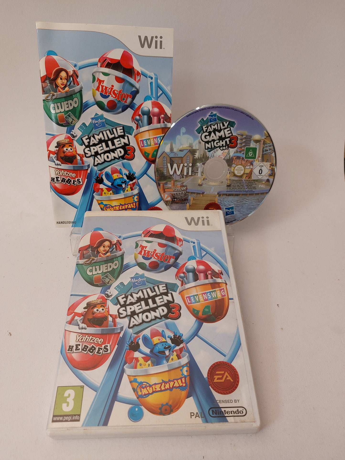 Hasbro Familie Spellen Avond 3 Nintendo Wii - Nintendo Wii Games