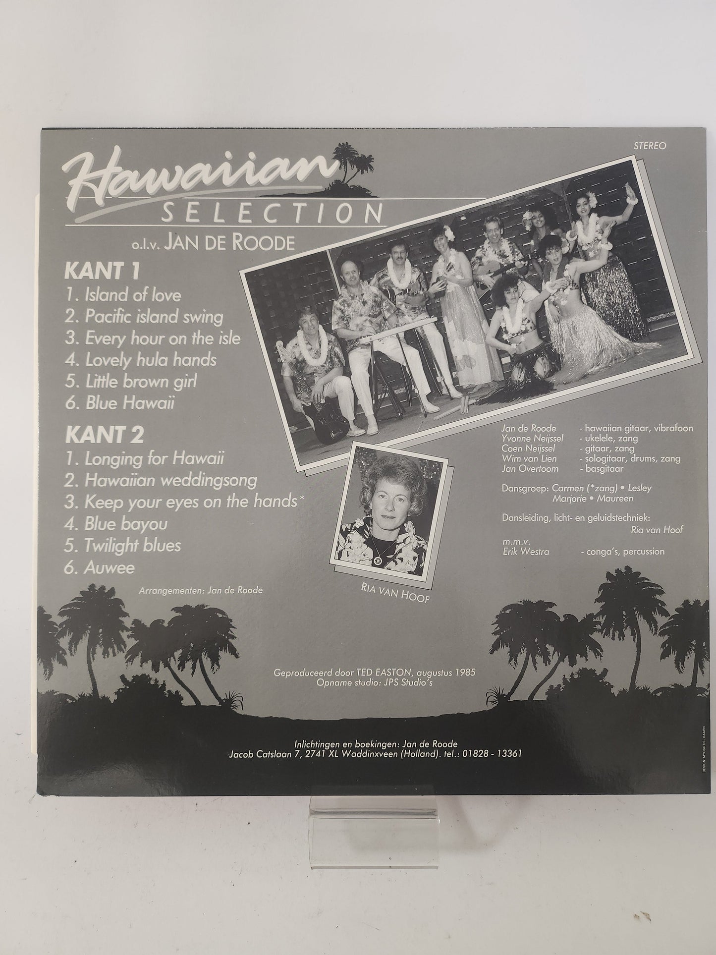 Hawaiian Selection: Jan de Roode LP Vinyl - Lp Vinyl